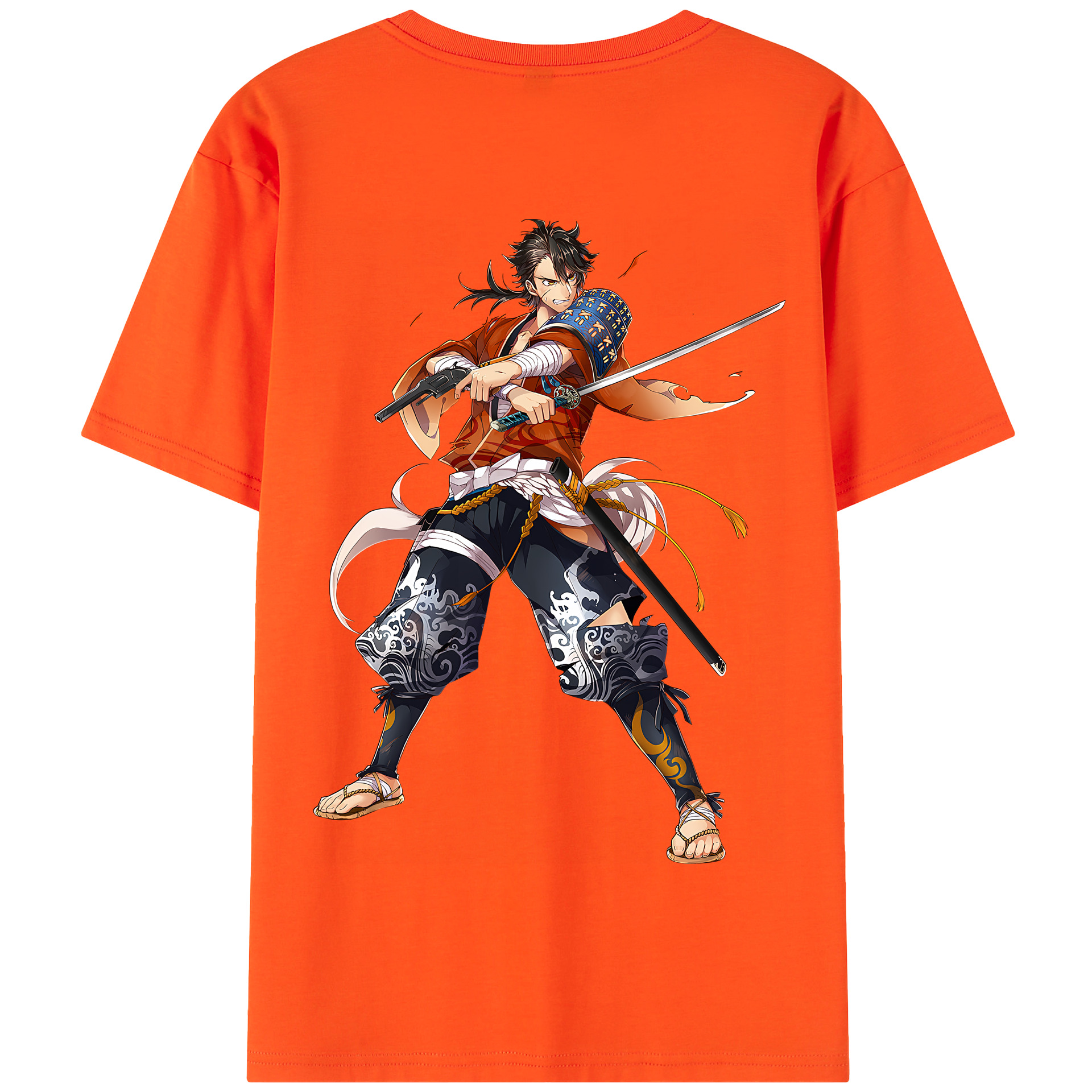 （画像用） 刀剣乱舞 Touken Ranbu 綿100％半袖Tシャツ（背面プリント）