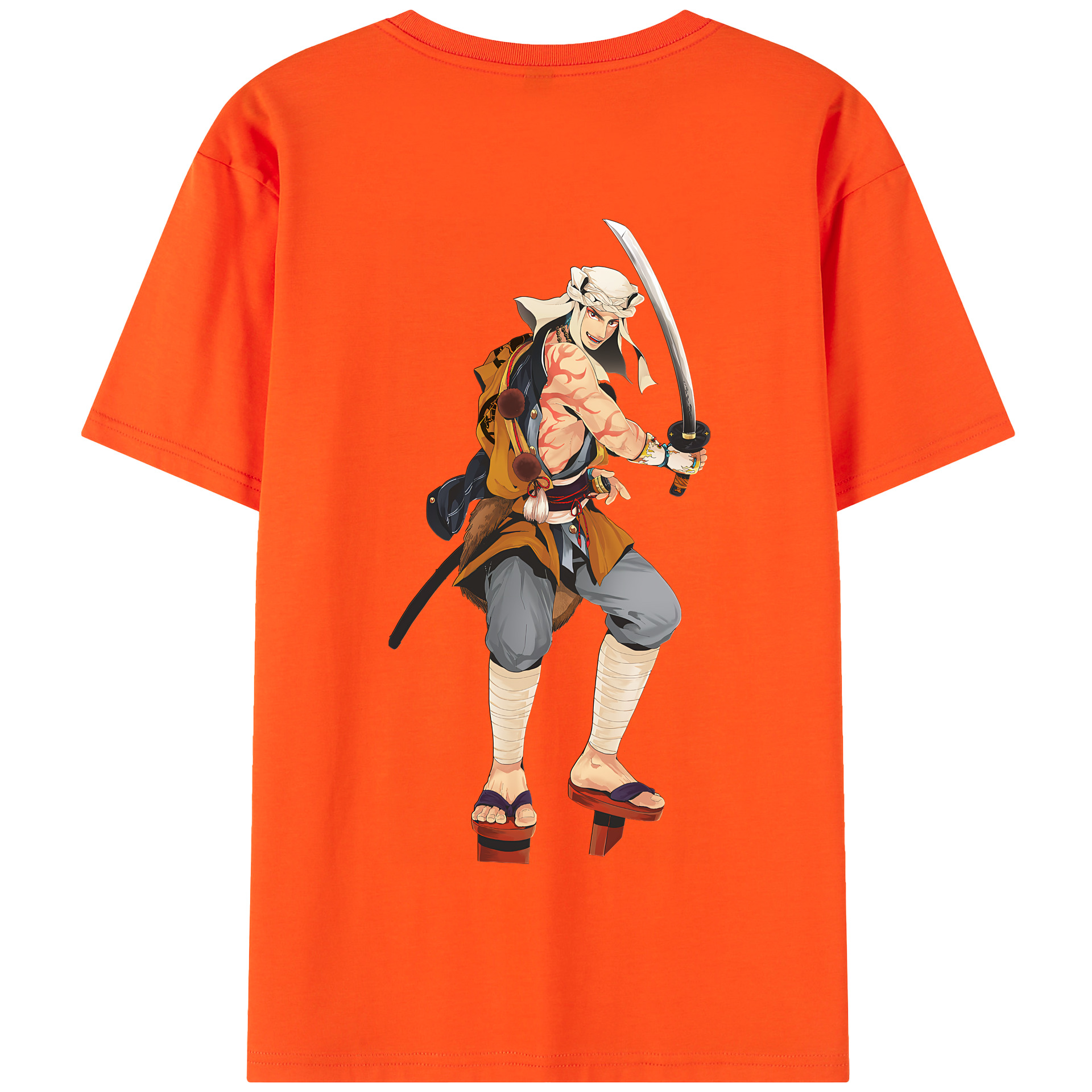 （画像用） 刀剣乱舞 Touken Ranbu 綿100％半袖Tシャツ（背面プリント）
