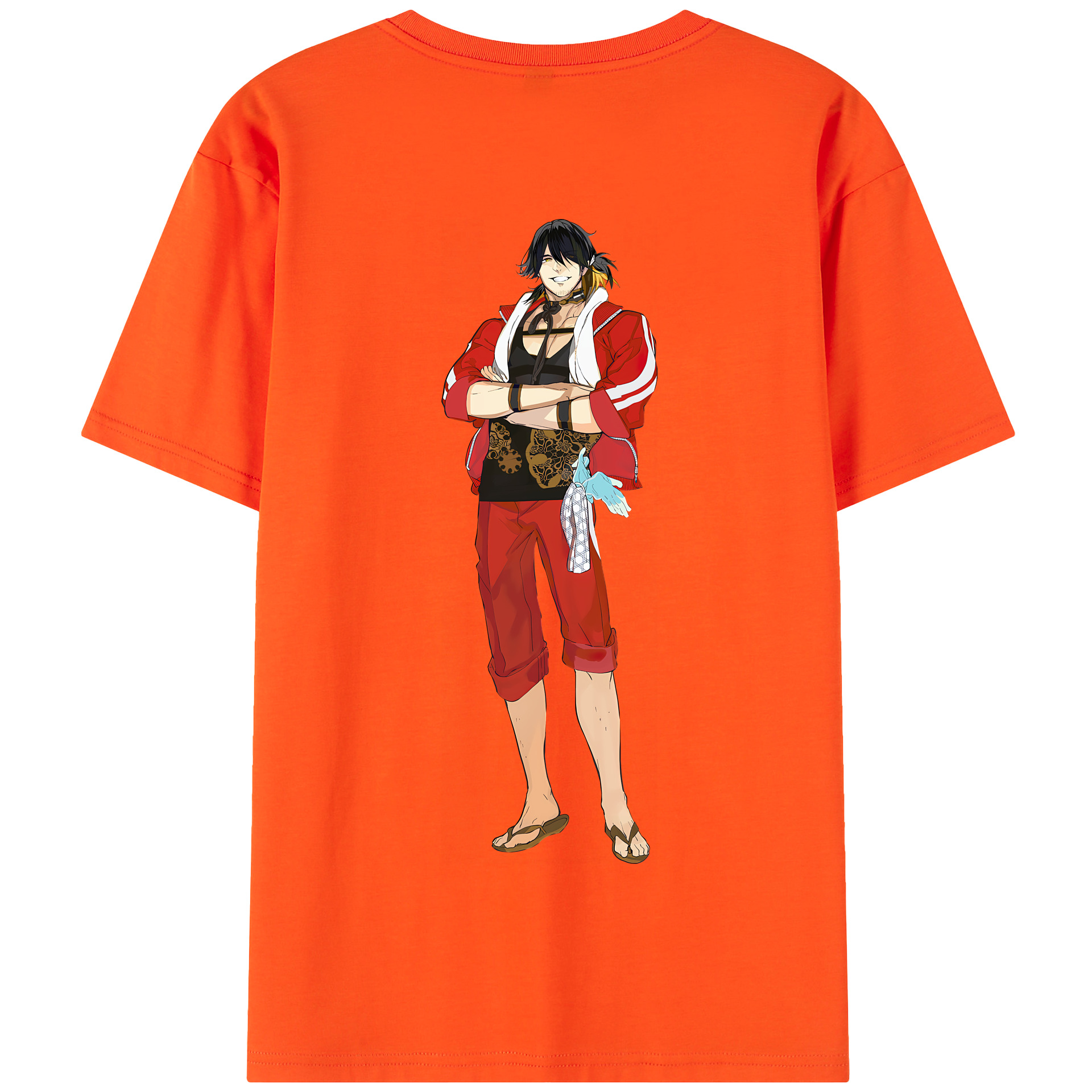 （画像用） 刀剣乱舞 Touken Ranbu 綿100％半袖Tシャツ（背面プリント）