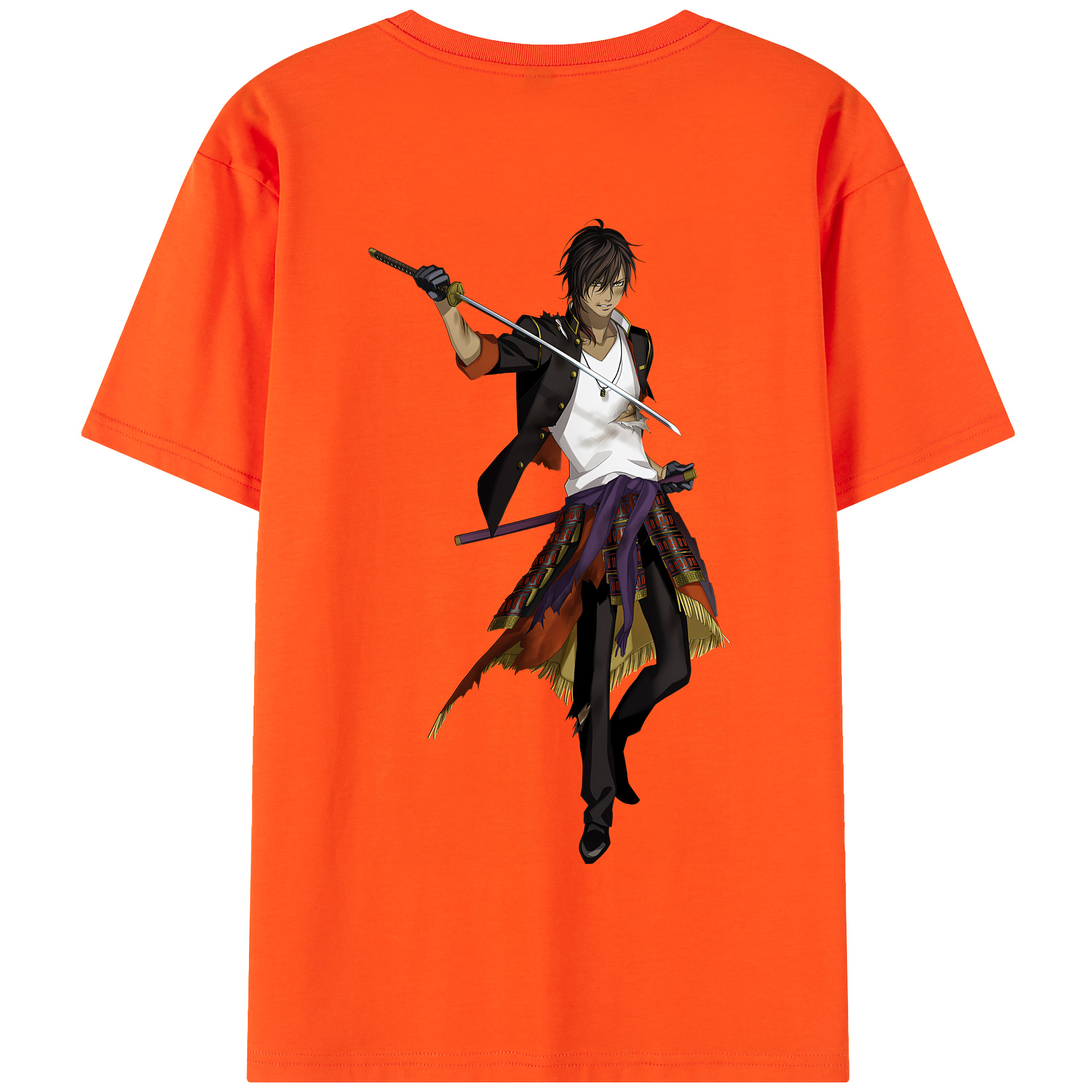 （画像用） 刀剣乱舞 Touken Ranbu 綿100％半袖Tシャツ（背面プリント）