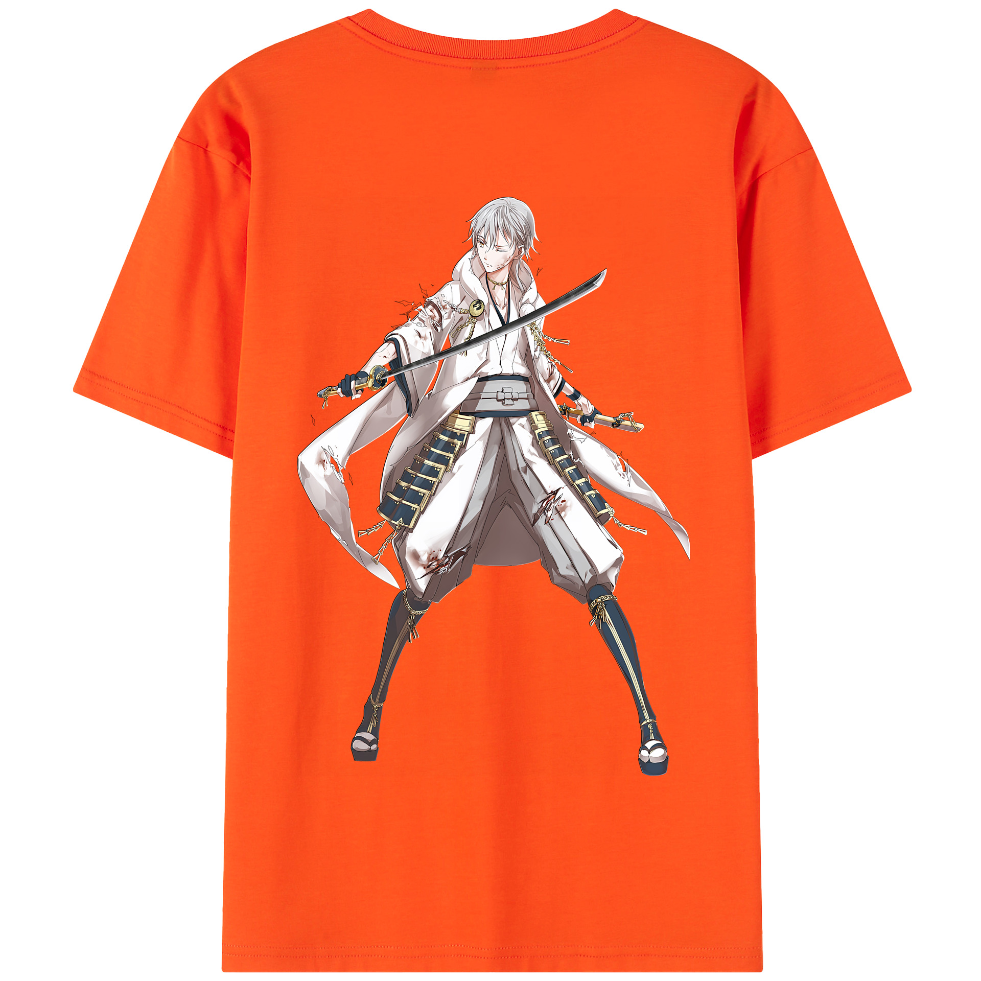 （画像用） 刀剣乱舞 Touken Ranbu 綿100％半袖Tシャツ（背面プリント）