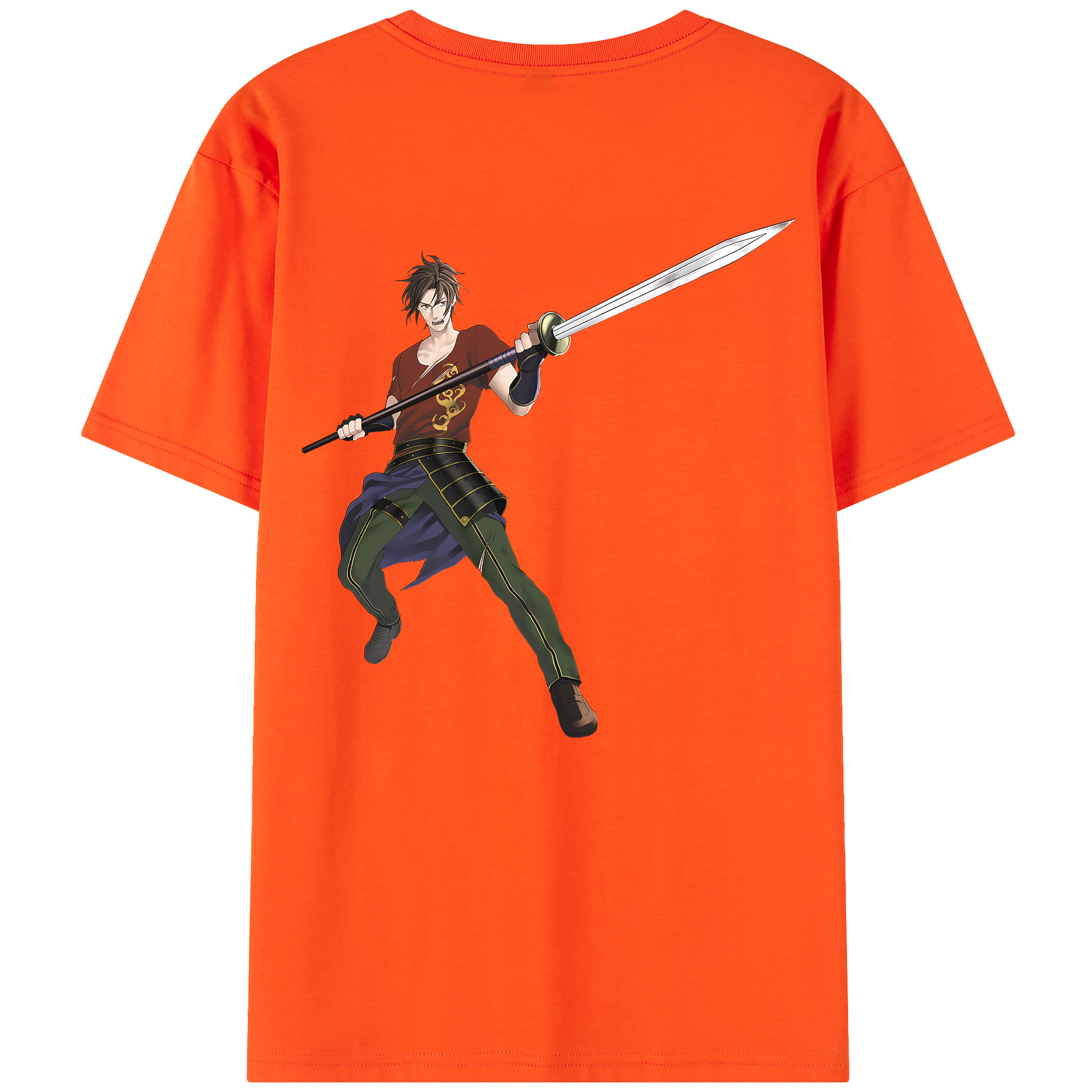 （画像用） 刀剣乱舞 Touken Ranbu 綿100％半袖Tシャツ（背面プリント）