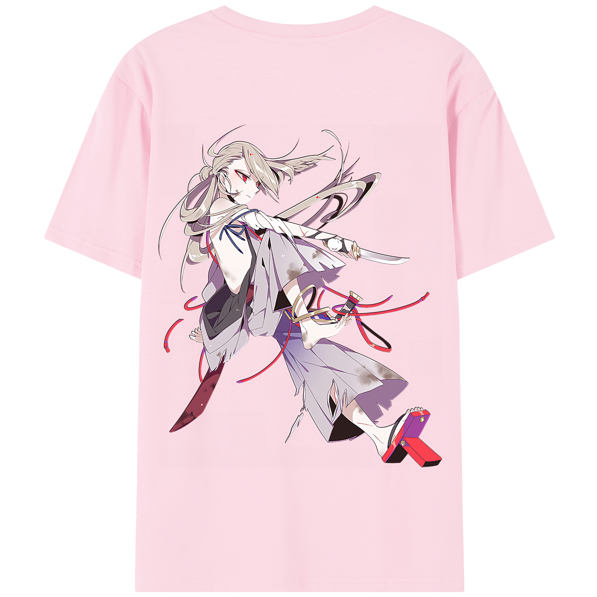 （画像用） 刀剣乱舞 Touken Ranbu 綿100％半袖Tシャツ（背面プリント）