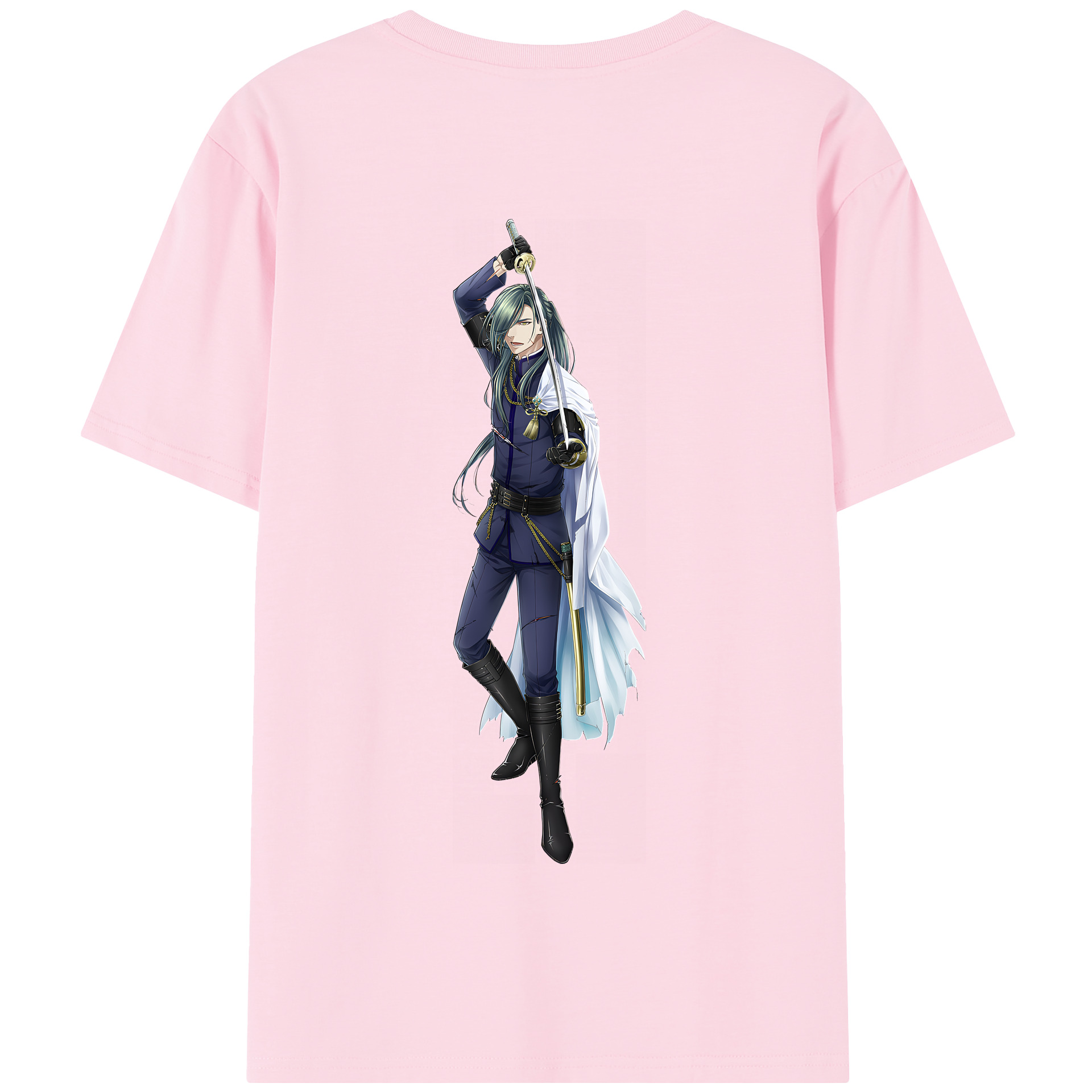 （画像用） 刀剣乱舞 Touken Ranbu 綿100％半袖Tシャツ（背面プリント）