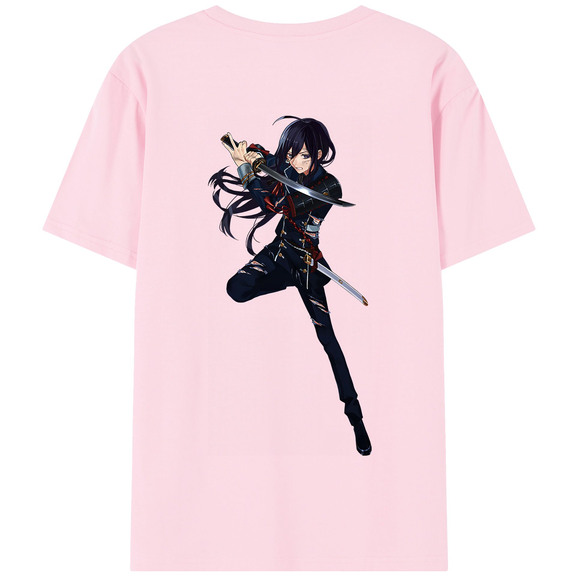 （画像用） 刀剣乱舞 Touken Ranbu 綿100％半袖Tシャツ（背面プリント）