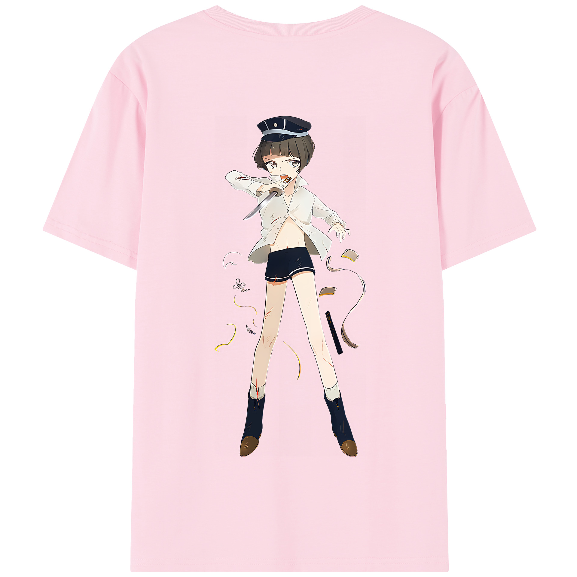 （画像用） 刀剣乱舞 Touken Ranbu 綿100％半袖Tシャツ（背面プリント）