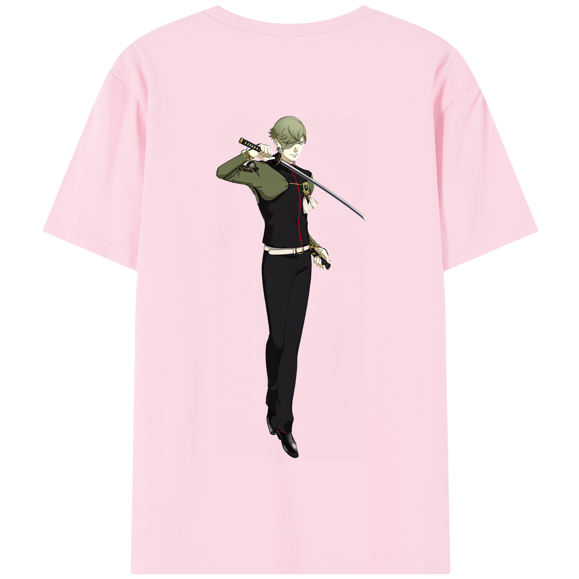 （画像用） 刀剣乱舞 Touken Ranbu 綿100％半袖Tシャツ（背面プリント）
