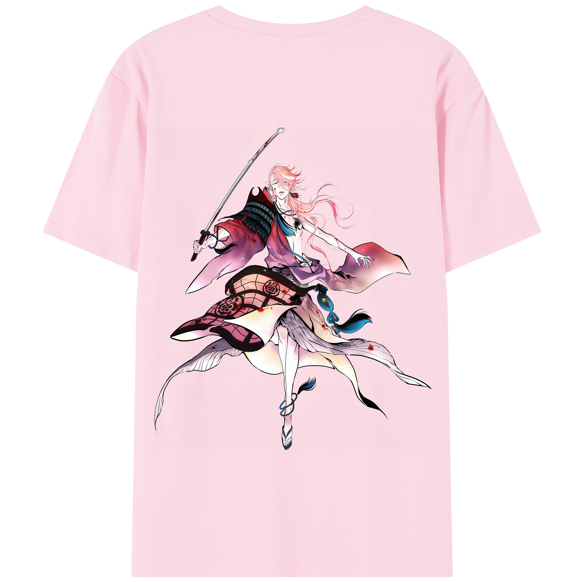 （画像用） 刀剣乱舞 Touken Ranbu 綿100％半袖Tシャツ（背面プリント）