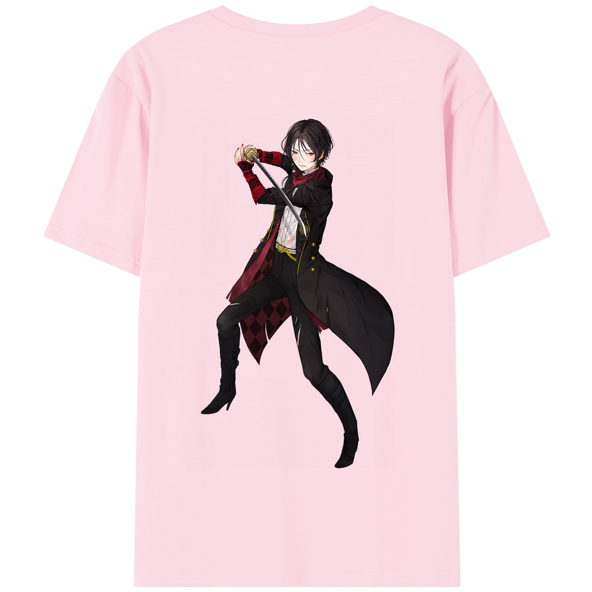 （画像用） 刀剣乱舞 Touken Ranbu 綿100％半袖Tシャツ（背面プリント）