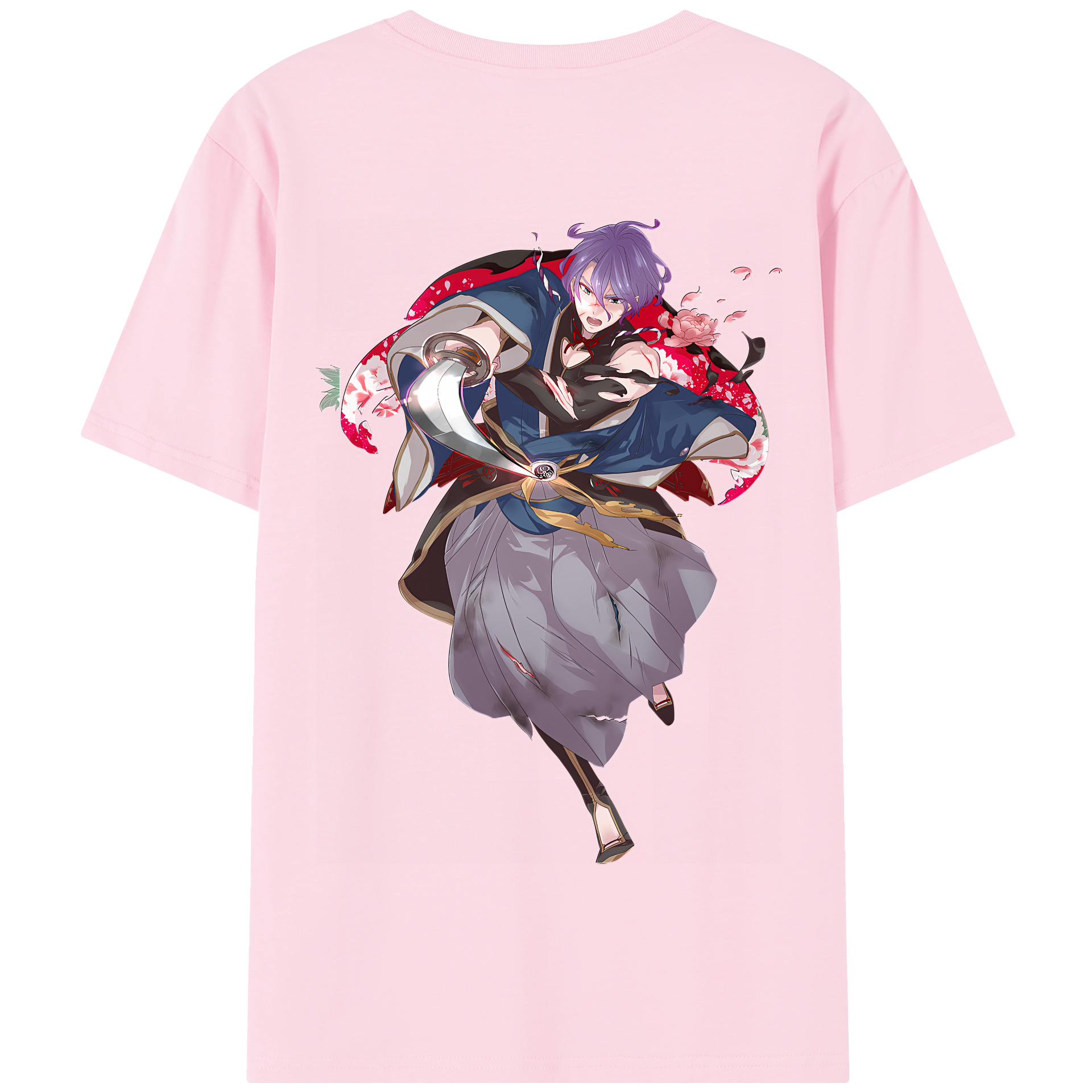 （画像用） 刀剣乱舞 Touken Ranbu 綿100％半袖Tシャツ（背面プリント）