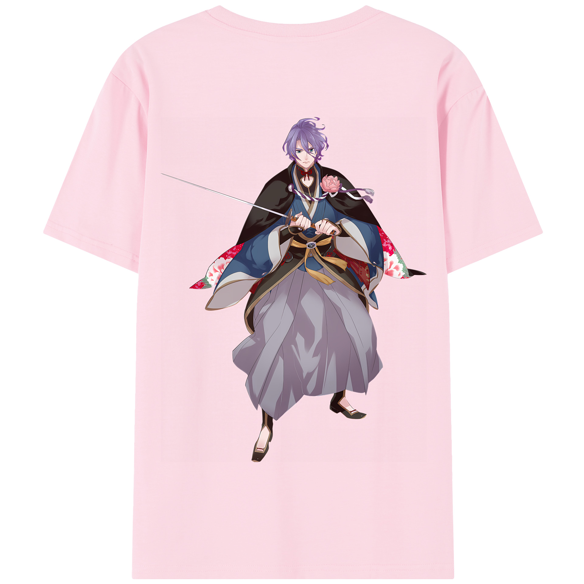 （画像用） 刀剣乱舞 Touken Ranbu 綿100％半袖Tシャツ（背面プリント）
