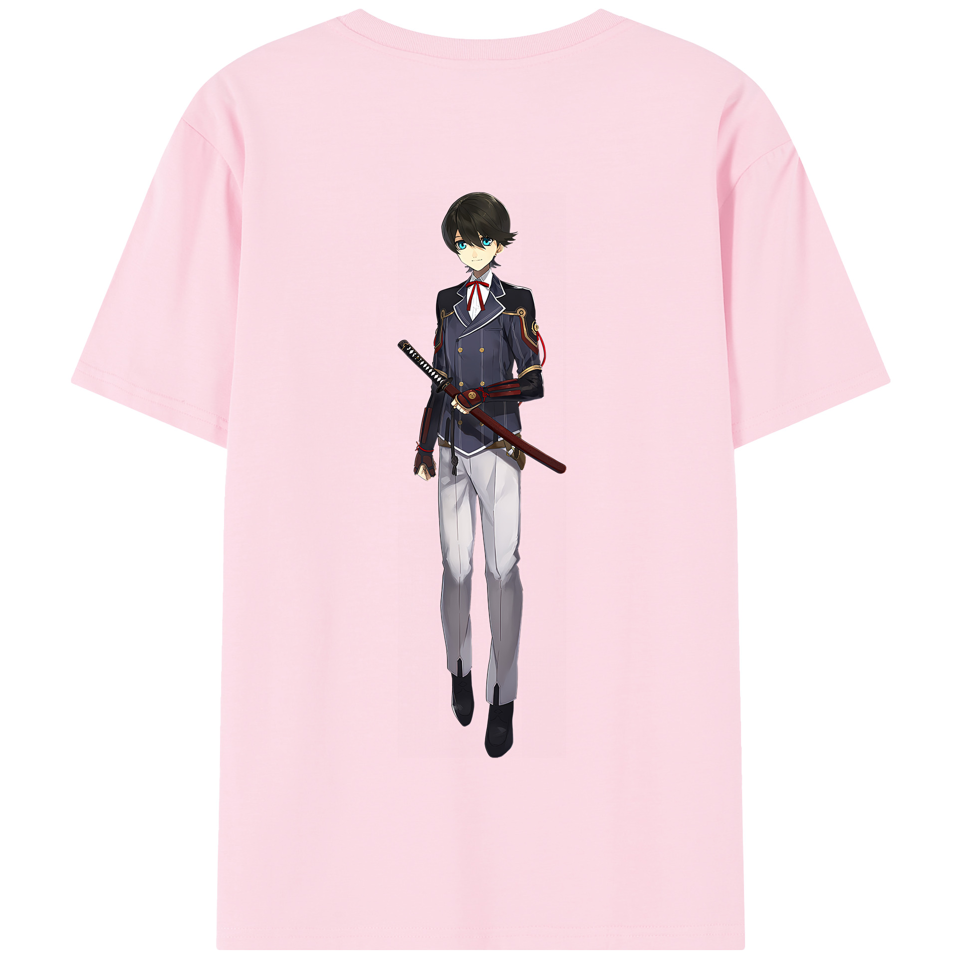（画像用） 刀剣乱舞 Touken Ranbu 綿100％半袖Tシャツ（背面プリント）
