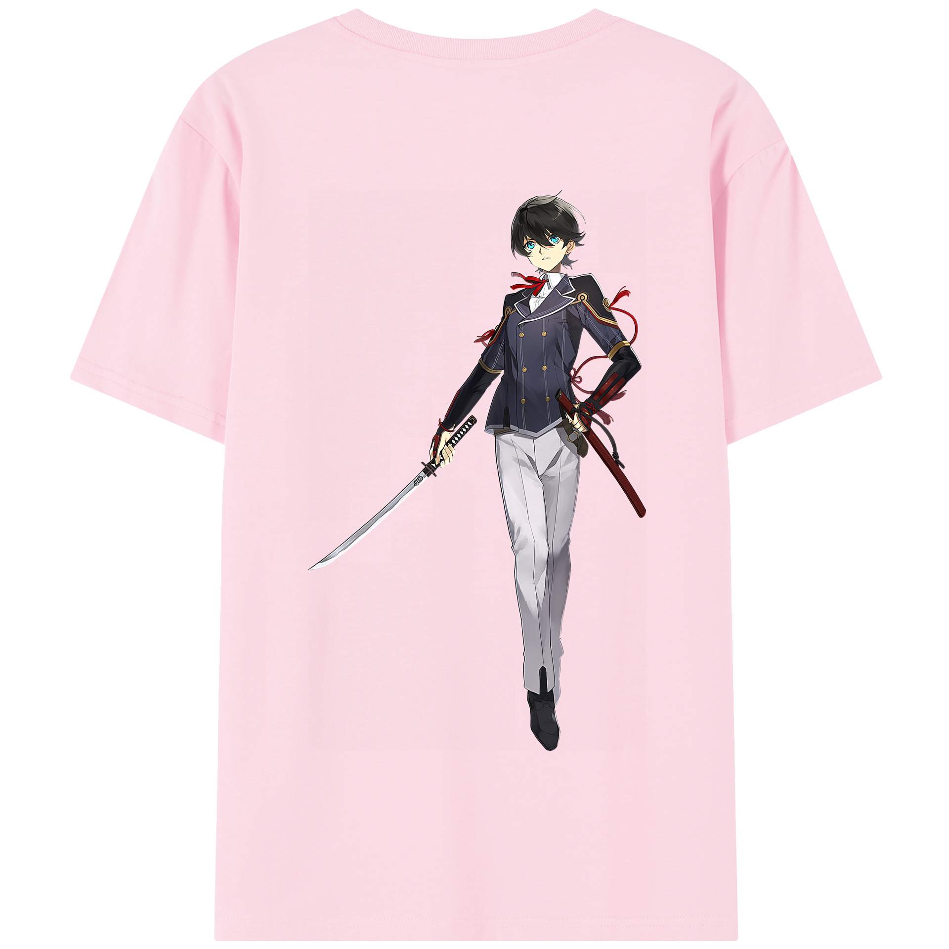 （画像用） 刀剣乱舞 Touken Ranbu 綿100％半袖Tシャツ（背面プリント）