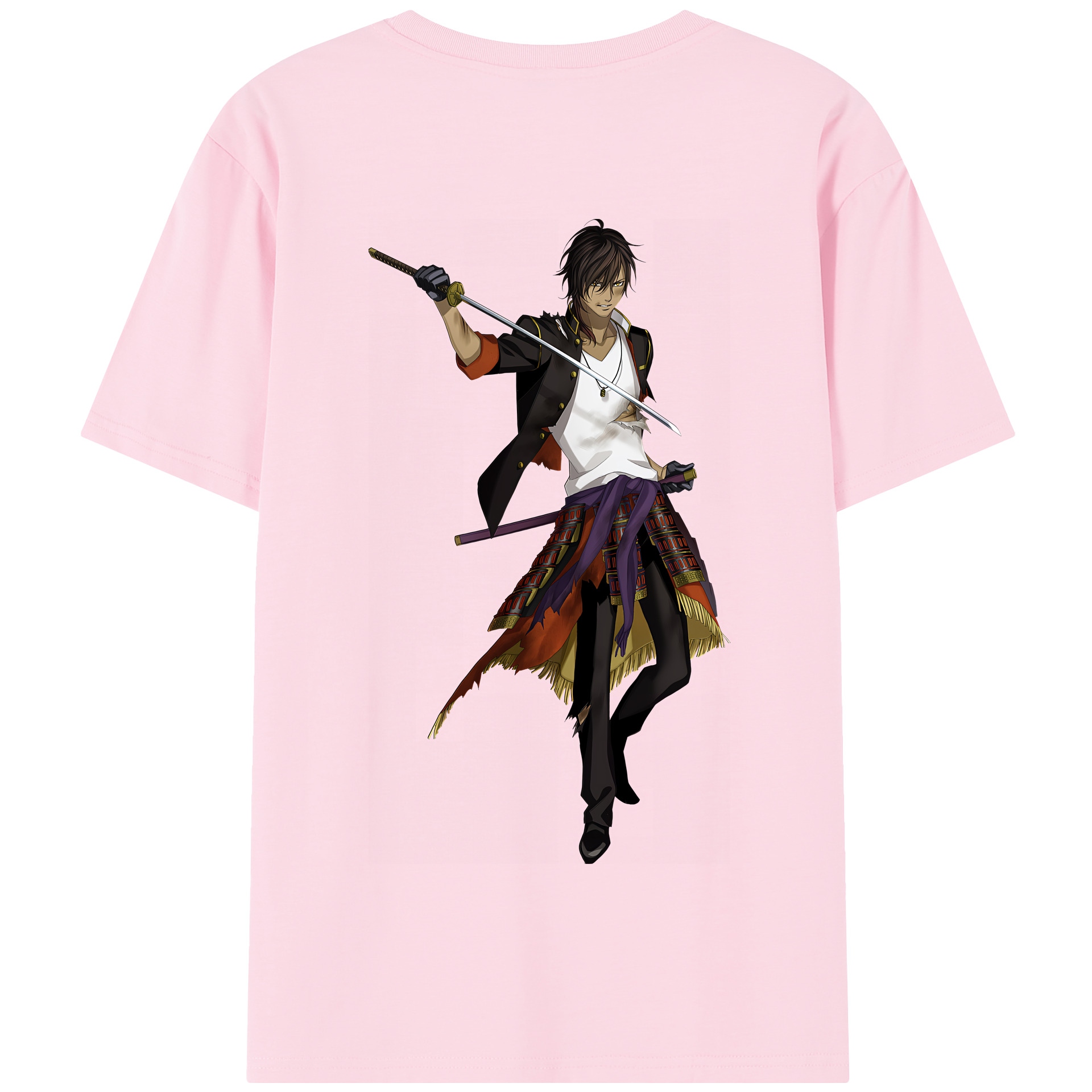 （画像用） 刀剣乱舞 Touken Ranbu 綿100％半袖Tシャツ（背面プリント）