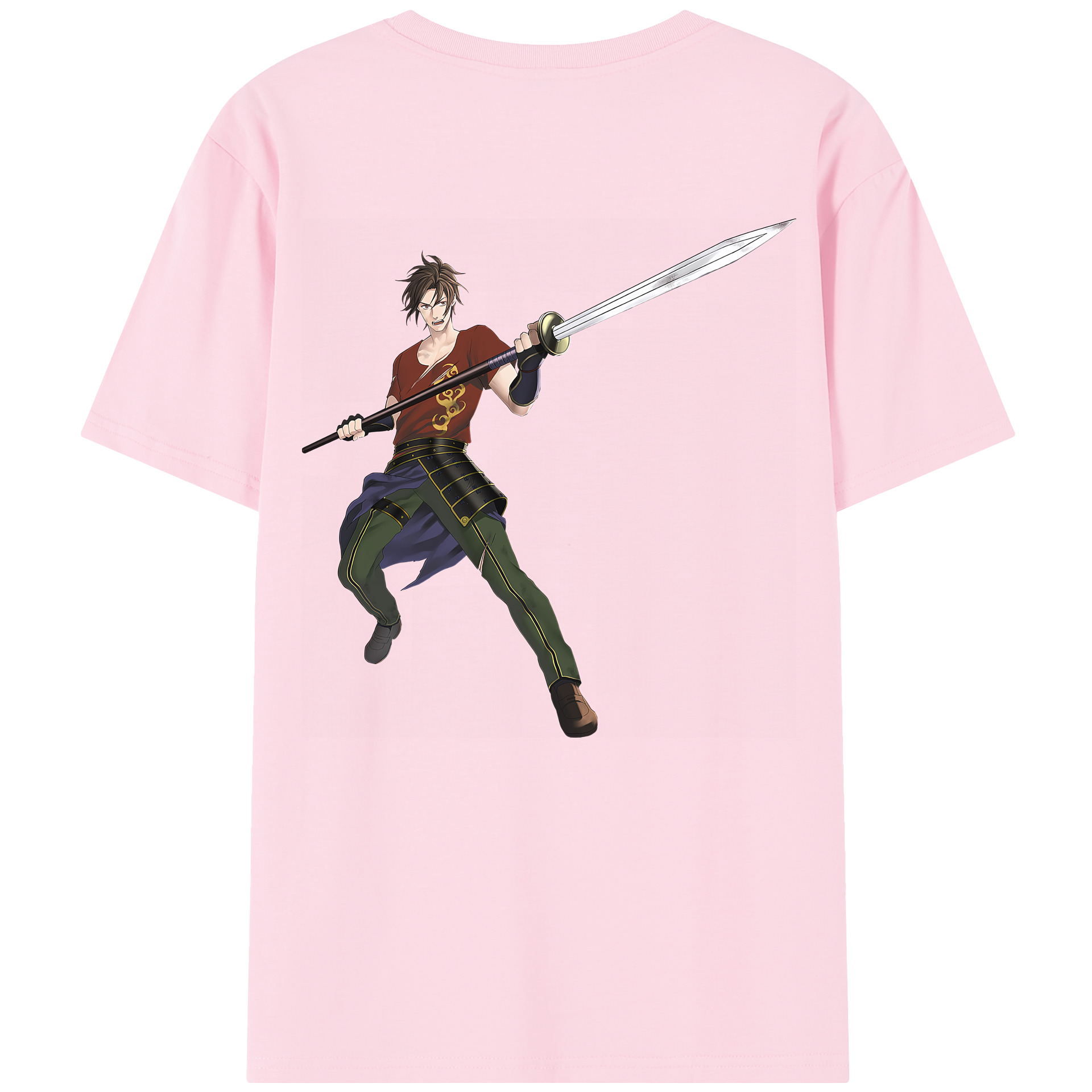 （画像用） 刀剣乱舞 Touken Ranbu 綿100％半袖Tシャツ（背面プリント）