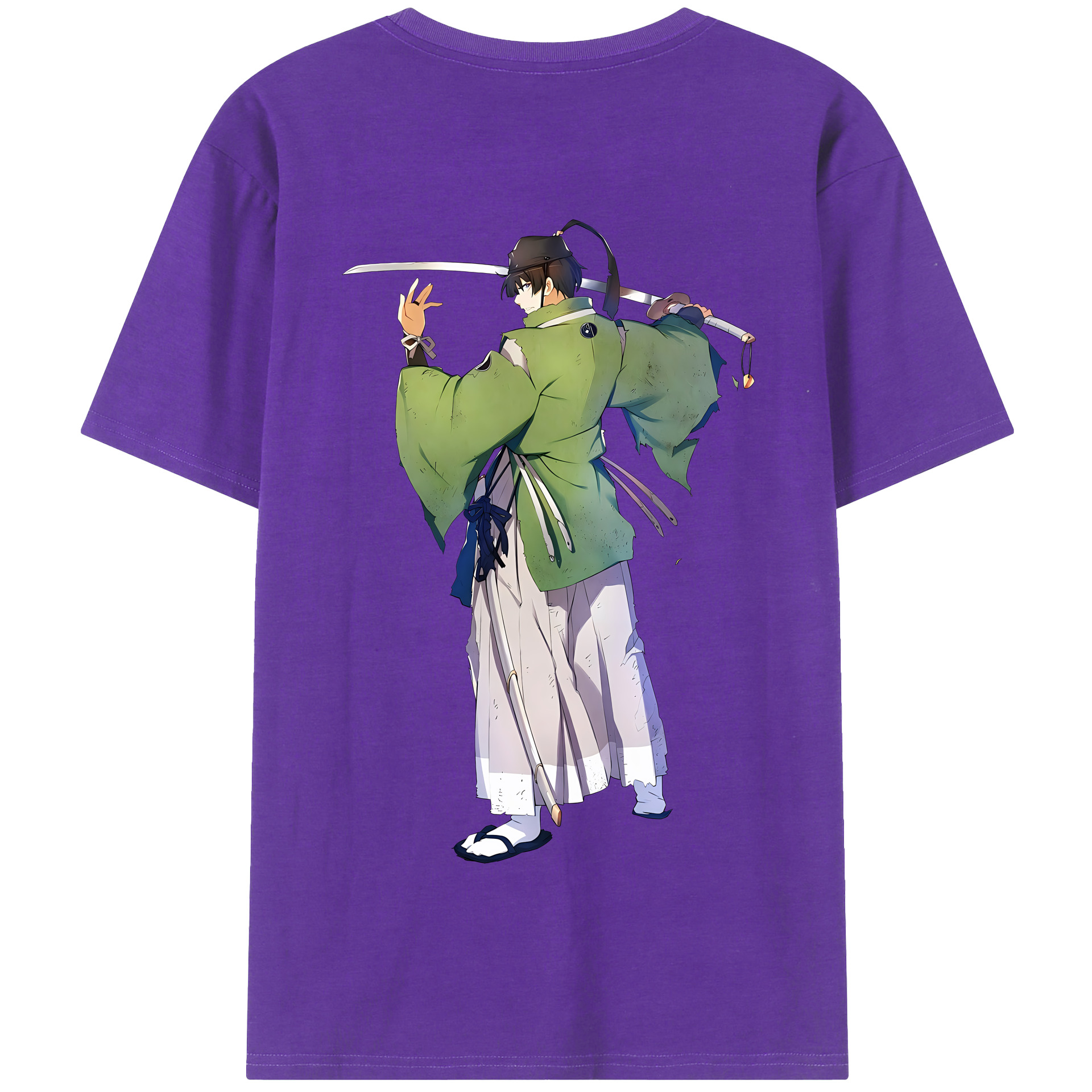 （画像用） 刀剣乱舞 Touken Ranbu 綿100％半袖Tシャツ（背面プリント）