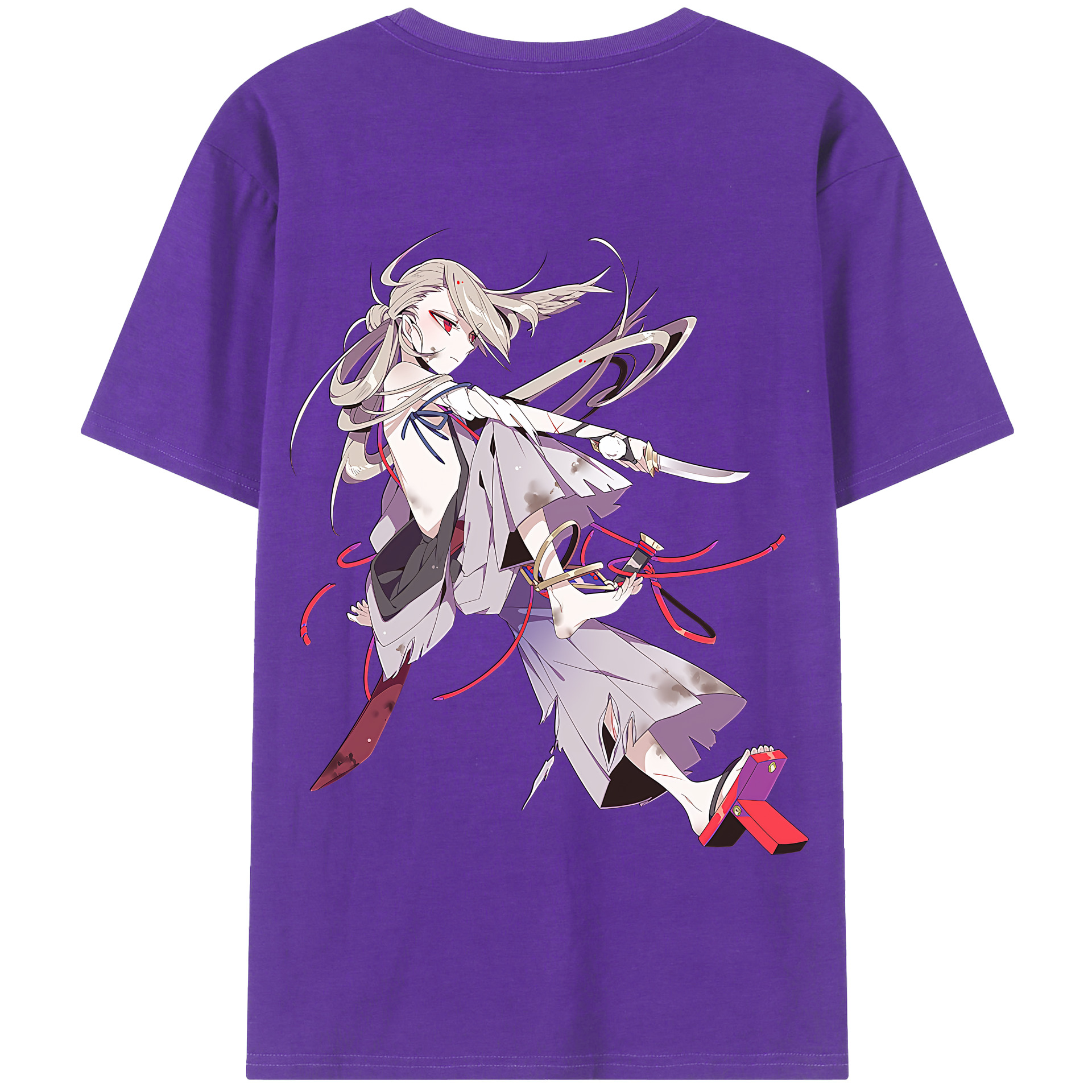 （画像用） 刀剣乱舞 Touken Ranbu 綿100％半袖Tシャツ（背面プリント）