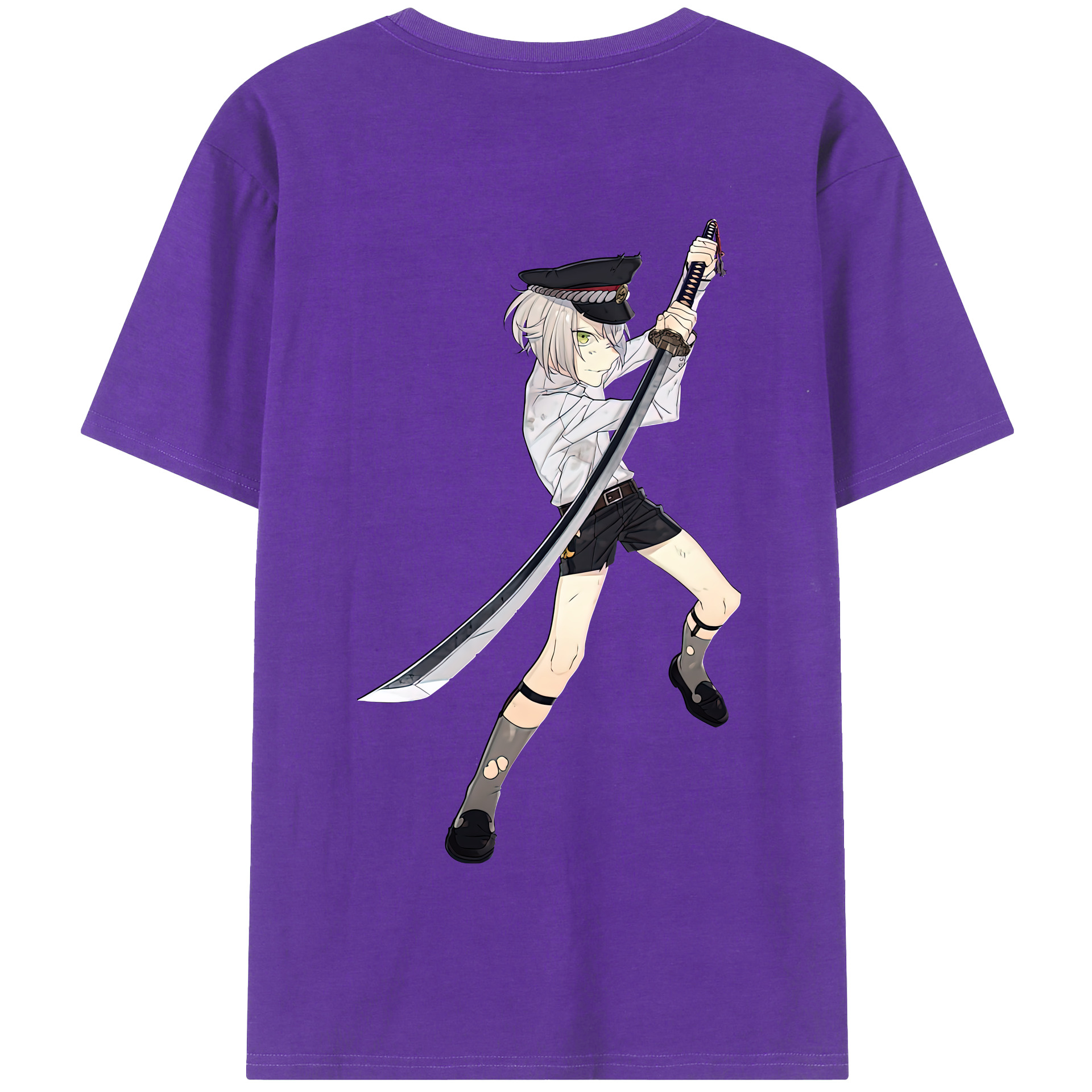 （画像用） 刀剣乱舞 Touken Ranbu 綿100％半袖Tシャツ（背面プリント）
