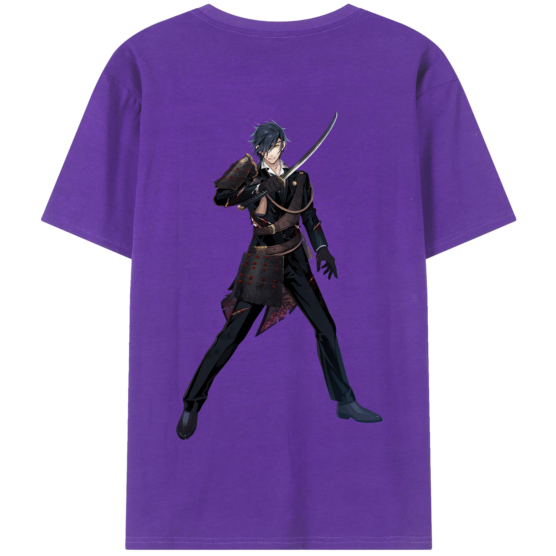 （画像用） 刀剣乱舞 Touken Ranbu 綿100％半袖Tシャツ（背面プリント）