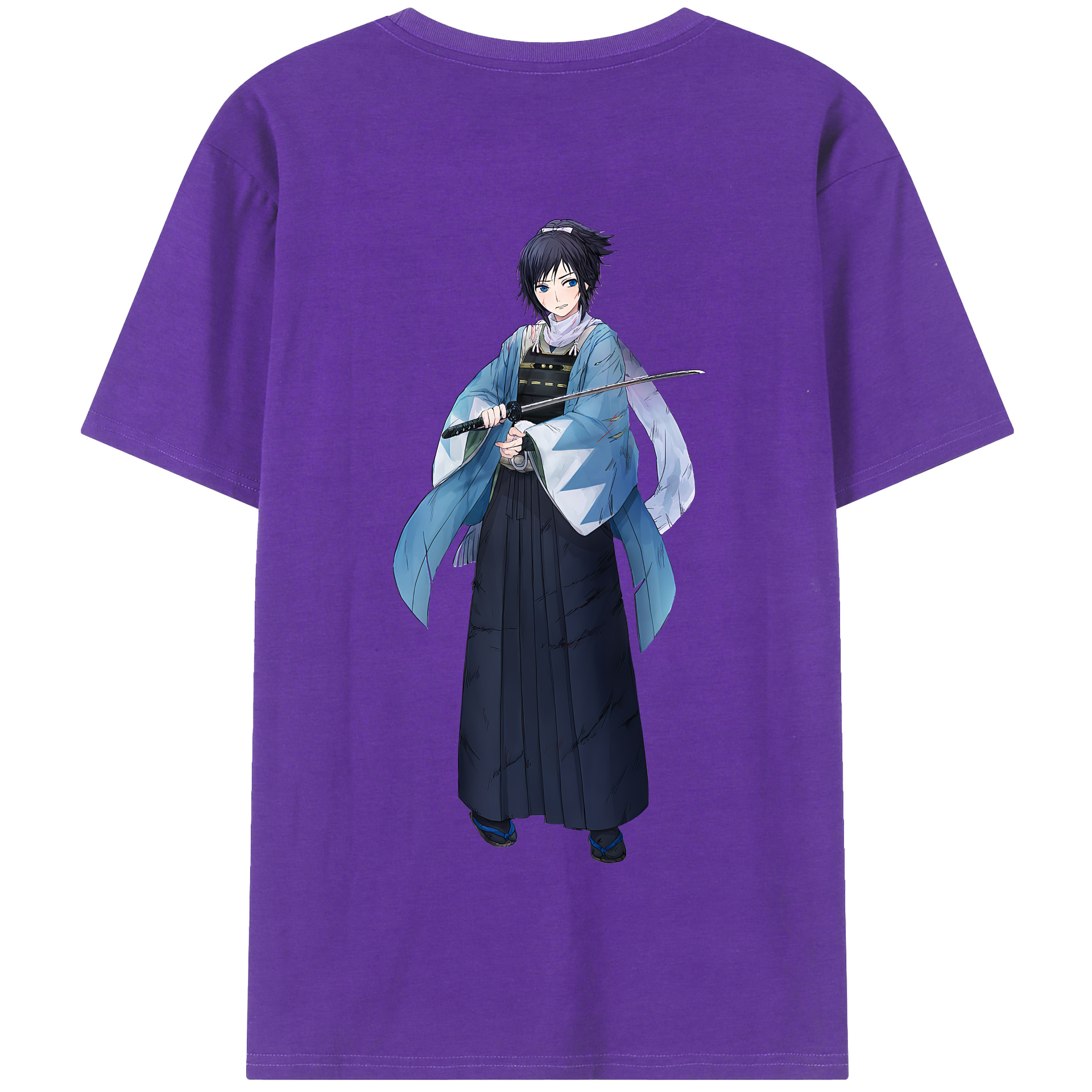 （画像用） 刀剣乱舞 Touken Ranbu 綿100％半袖Tシャツ（背面プリント）