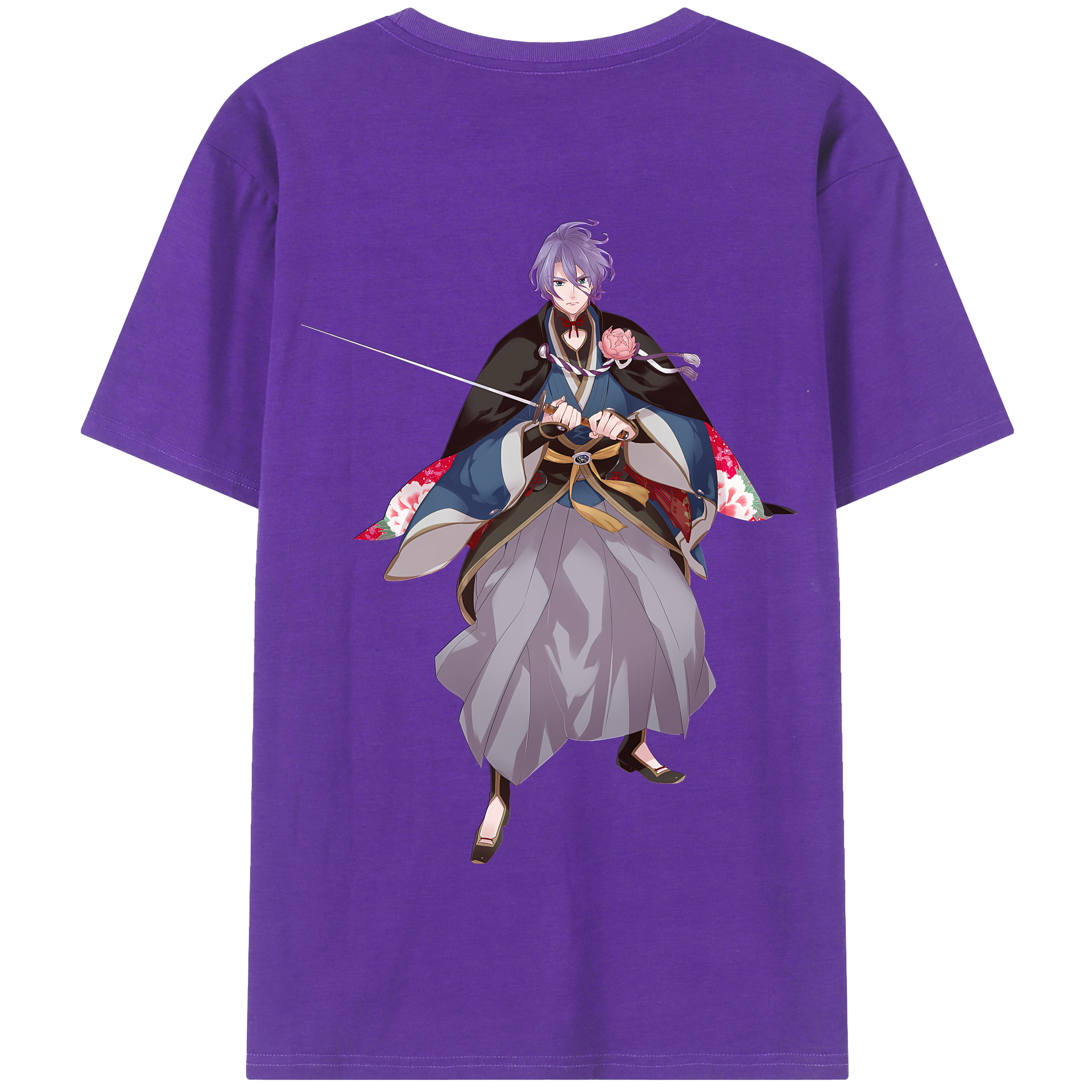 （画像用） 刀剣乱舞 Touken Ranbu 綿100％半袖Tシャツ（背面プリント）