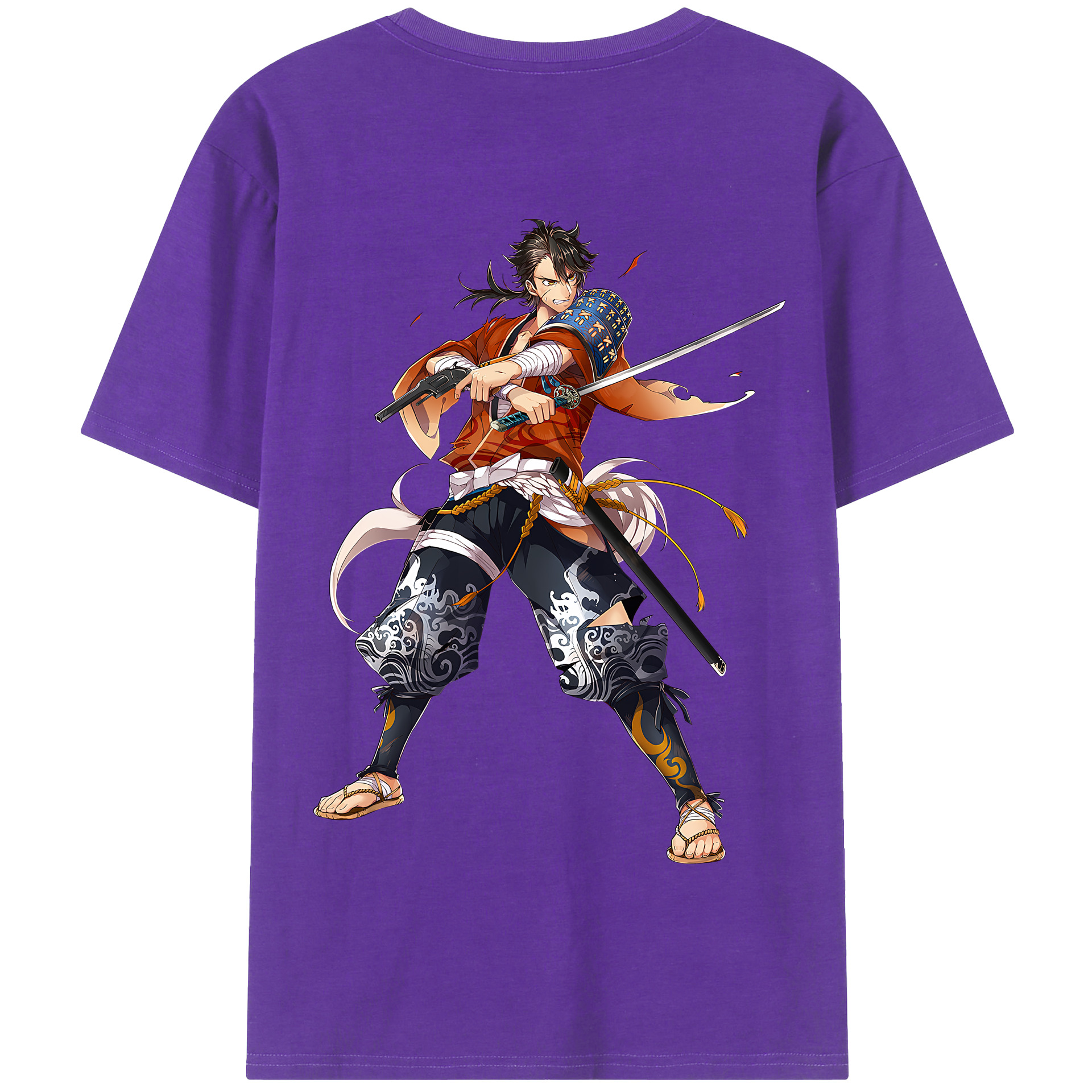 （画像用） 刀剣乱舞 Touken Ranbu 綿100％半袖Tシャツ（背面プリント）