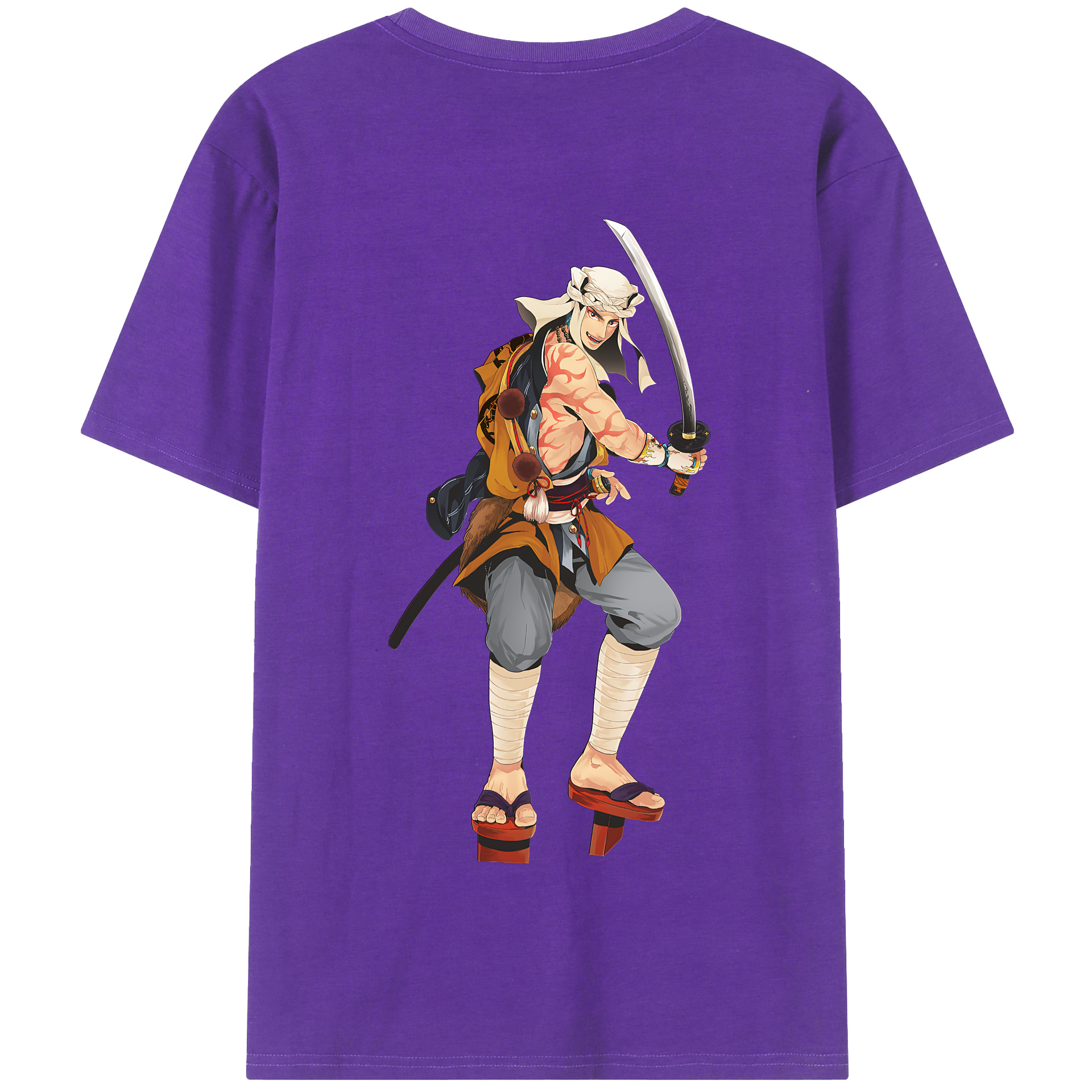 （画像用） 刀剣乱舞 Touken Ranbu 綿100％半袖Tシャツ（背面プリント）