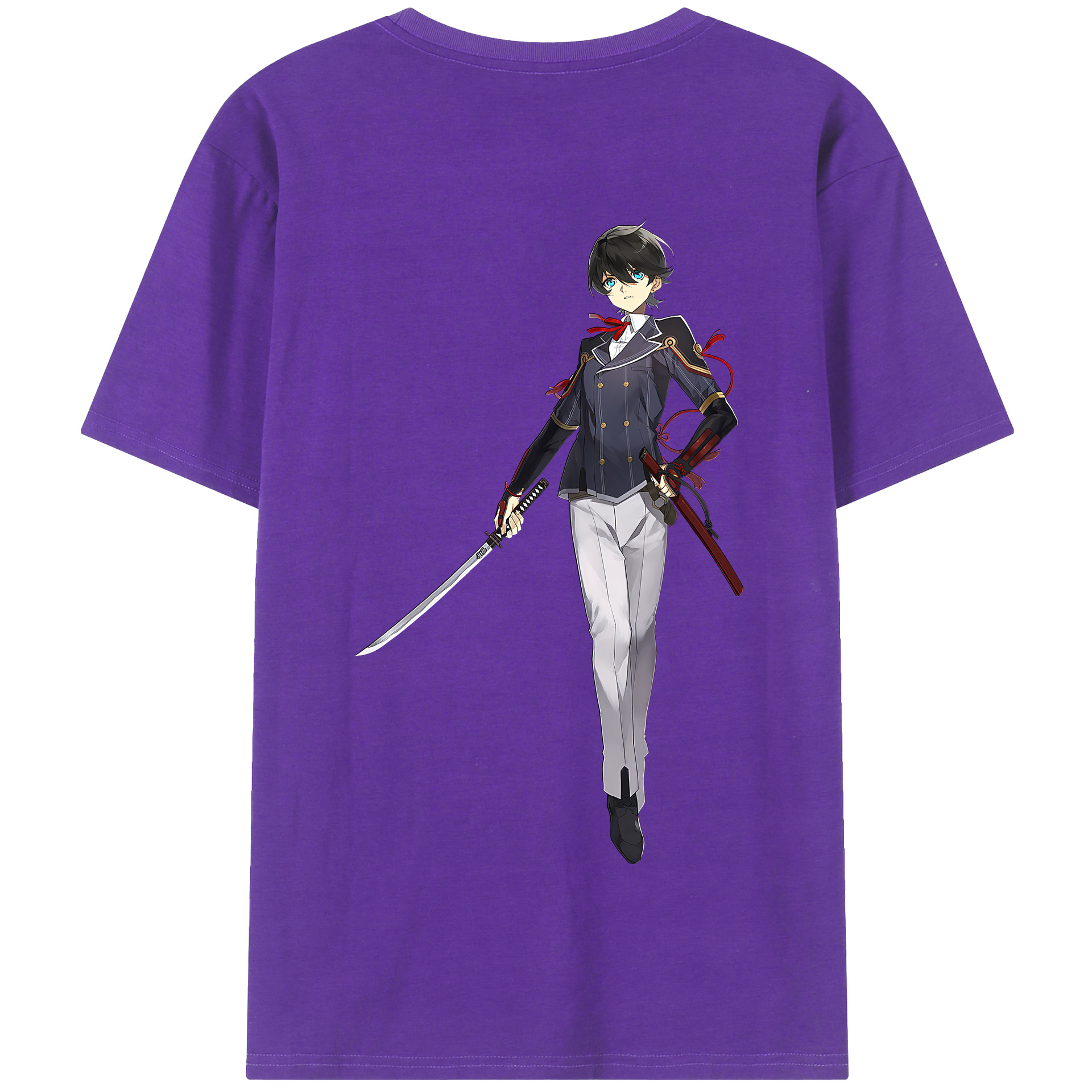 （画像用） 刀剣乱舞 Touken Ranbu 綿100％半袖Tシャツ（背面プリント）