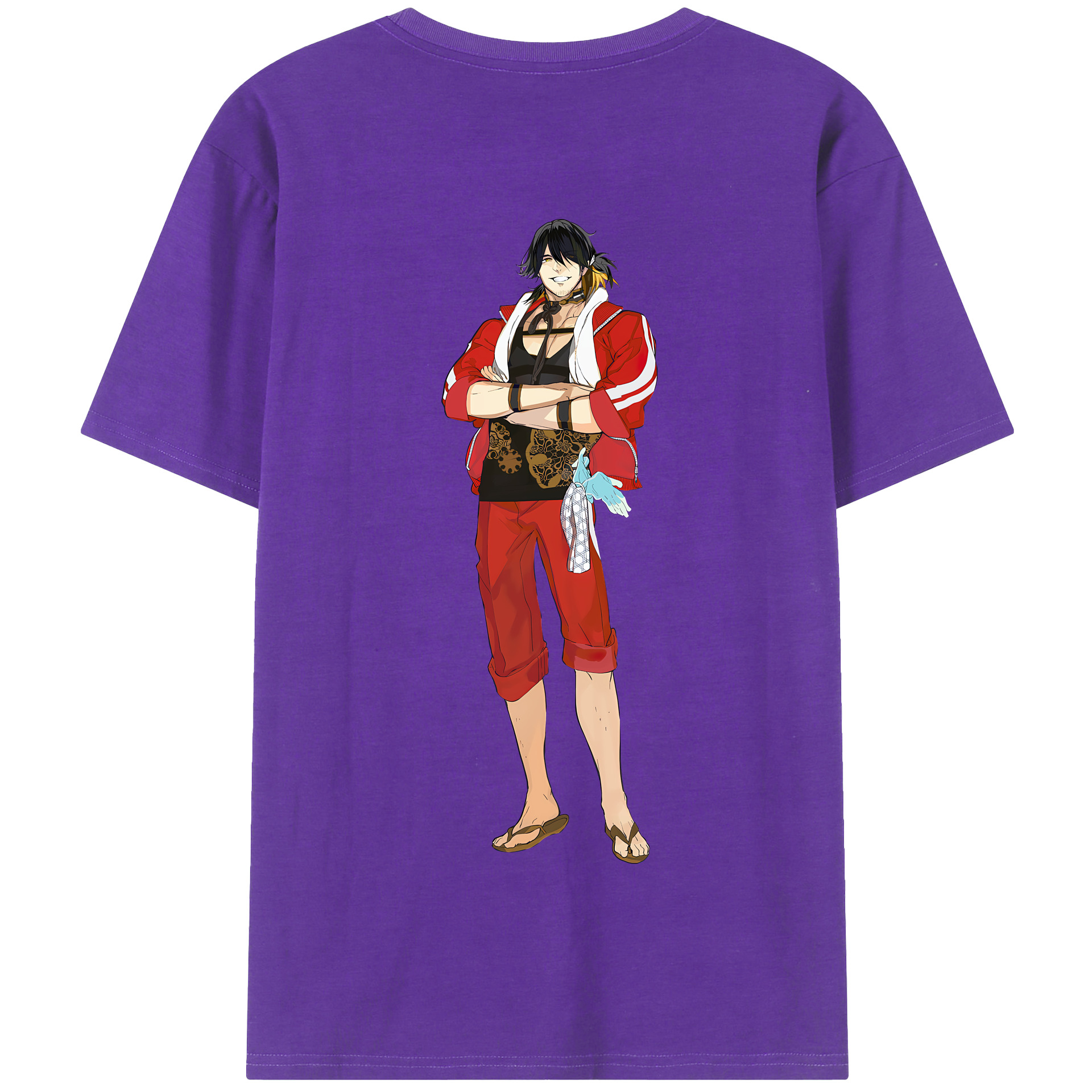 （画像用） 刀剣乱舞 Touken Ranbu 綿100％半袖Tシャツ（背面プリント）