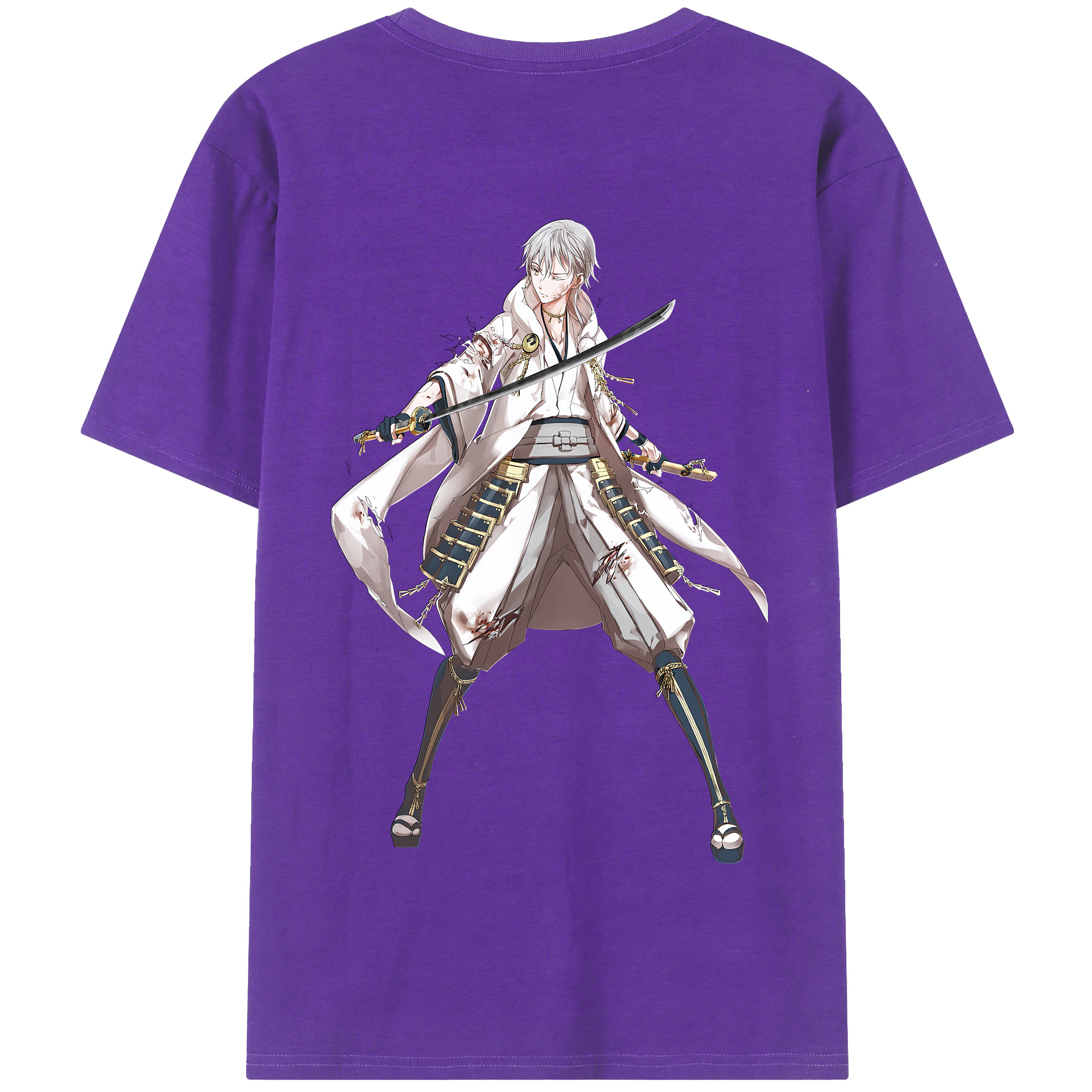 （画像用） 刀剣乱舞 Touken Ranbu 綿100％半袖Tシャツ（背面プリント）