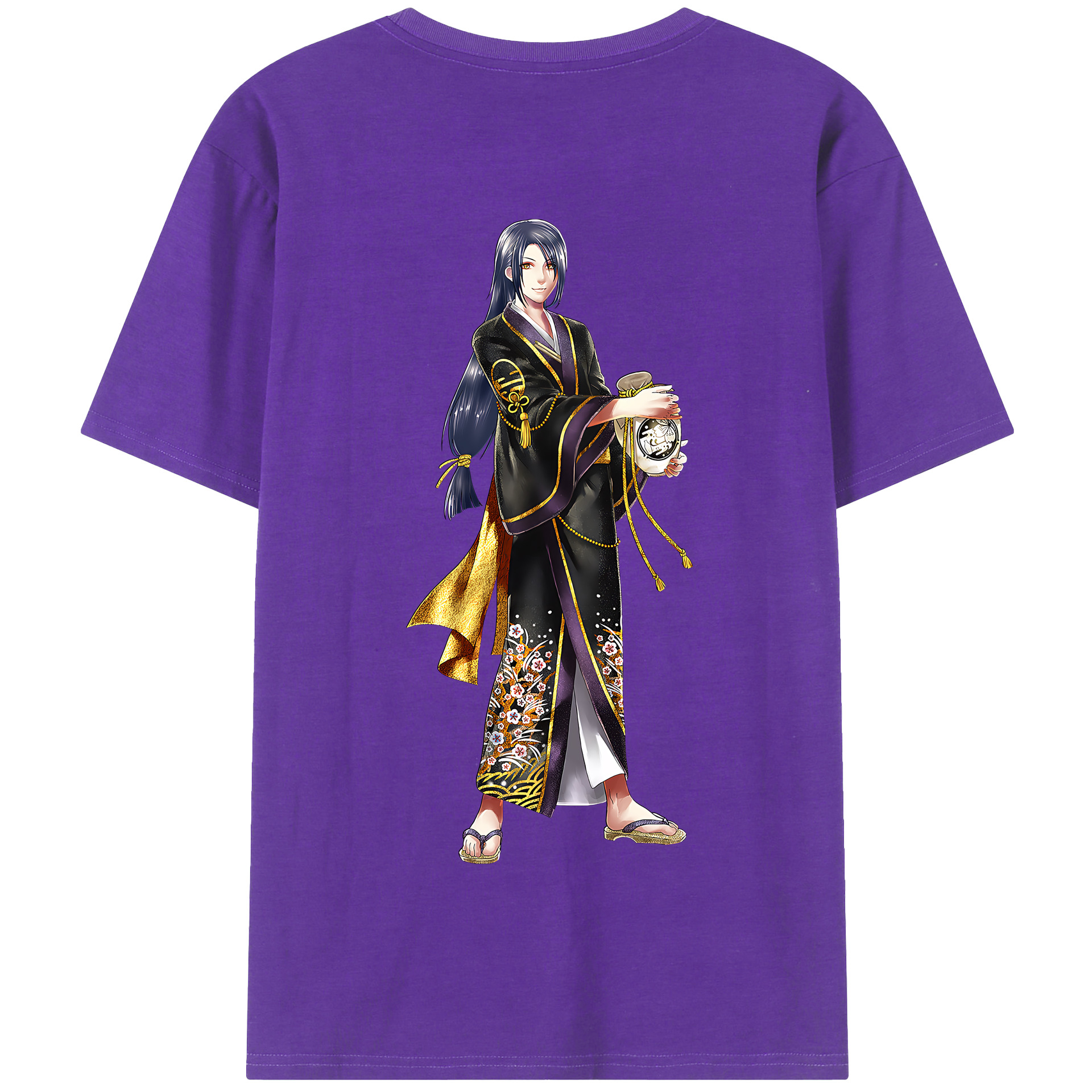（画像用） 刀剣乱舞 Touken Ranbu 綿100％半袖Tシャツ（背面プリント）