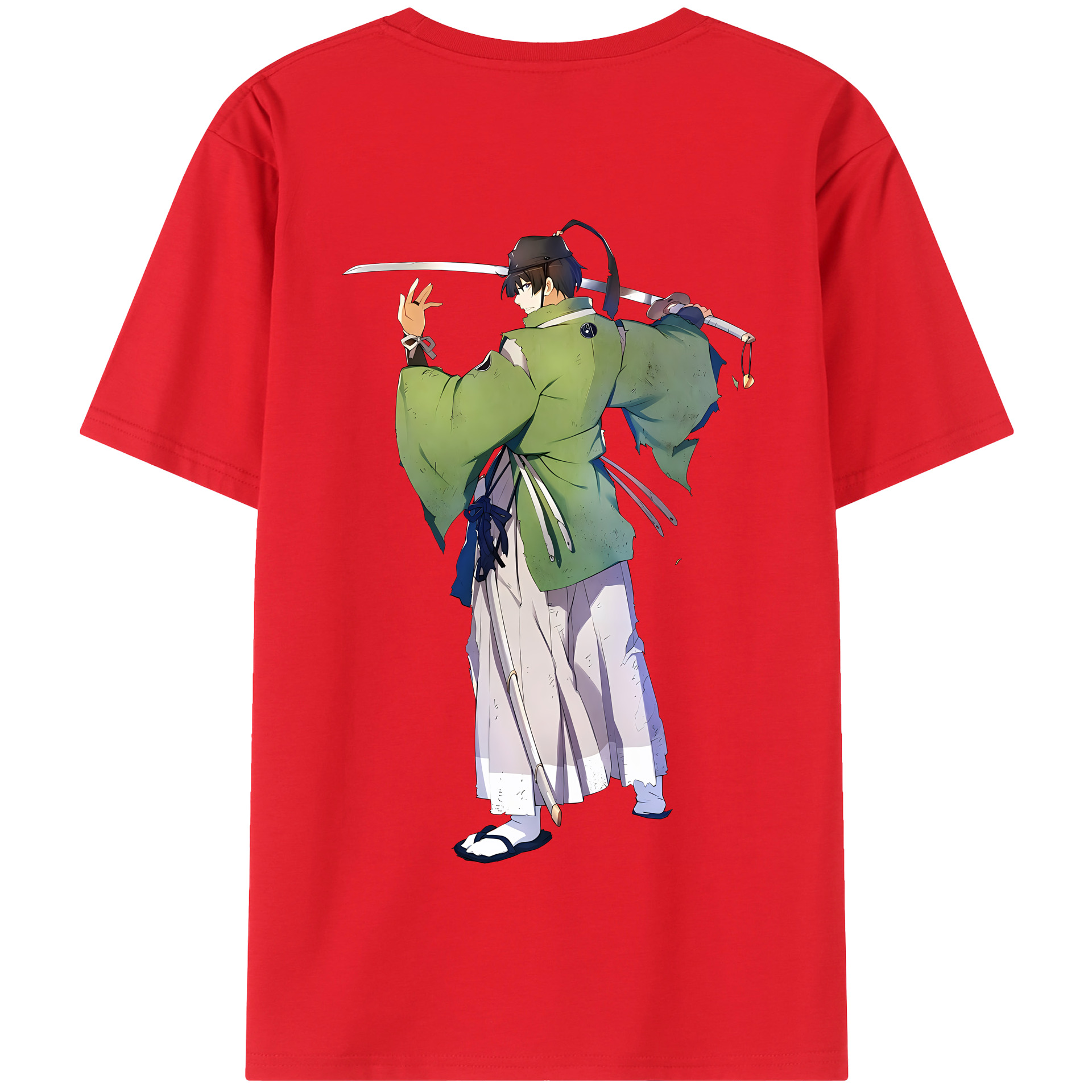 （画像用） 刀剣乱舞 Touken Ranbu 綿100％半袖Tシャツ（背面プリント）