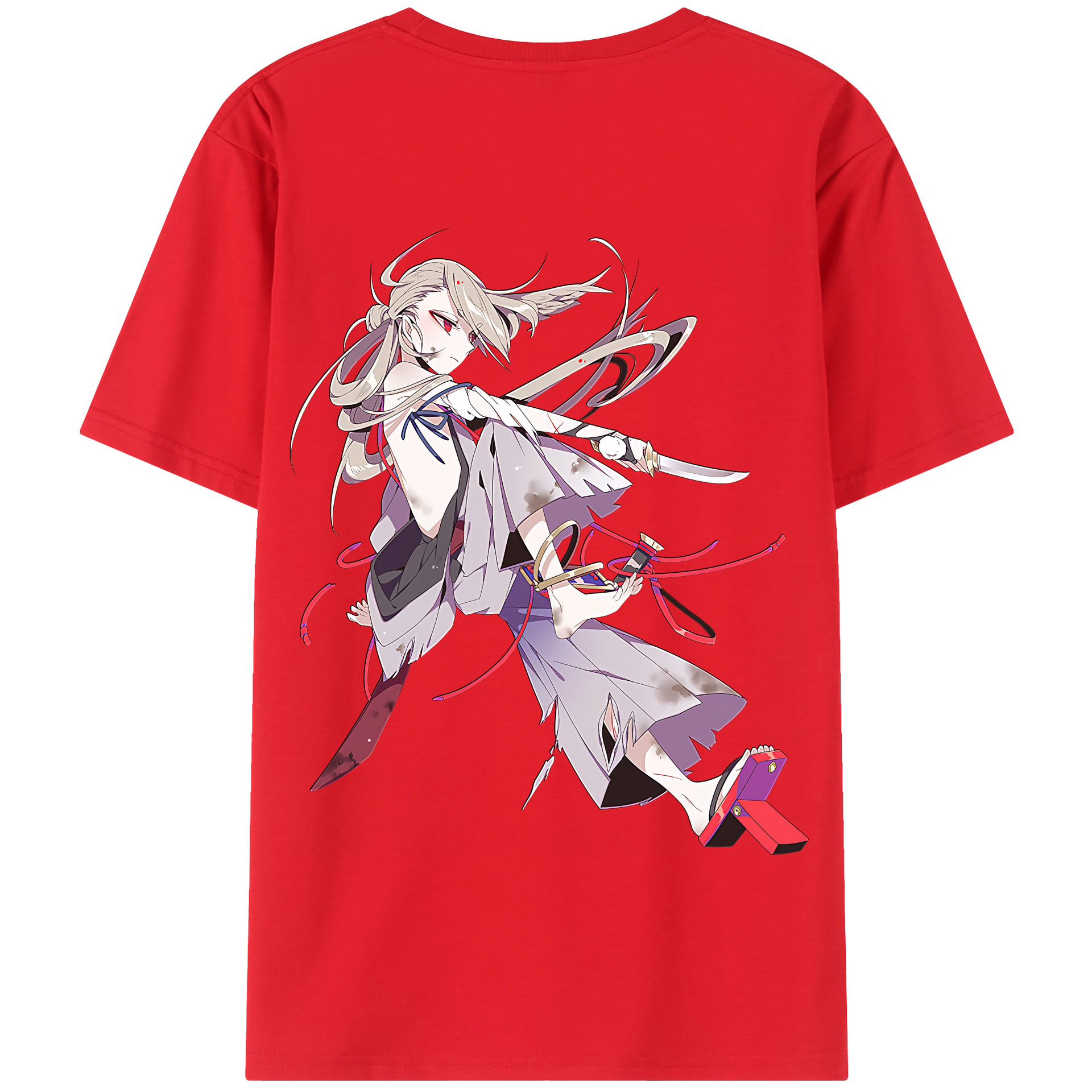 （画像用） 刀剣乱舞 Touken Ranbu 綿100％半袖Tシャツ（背面プリント）