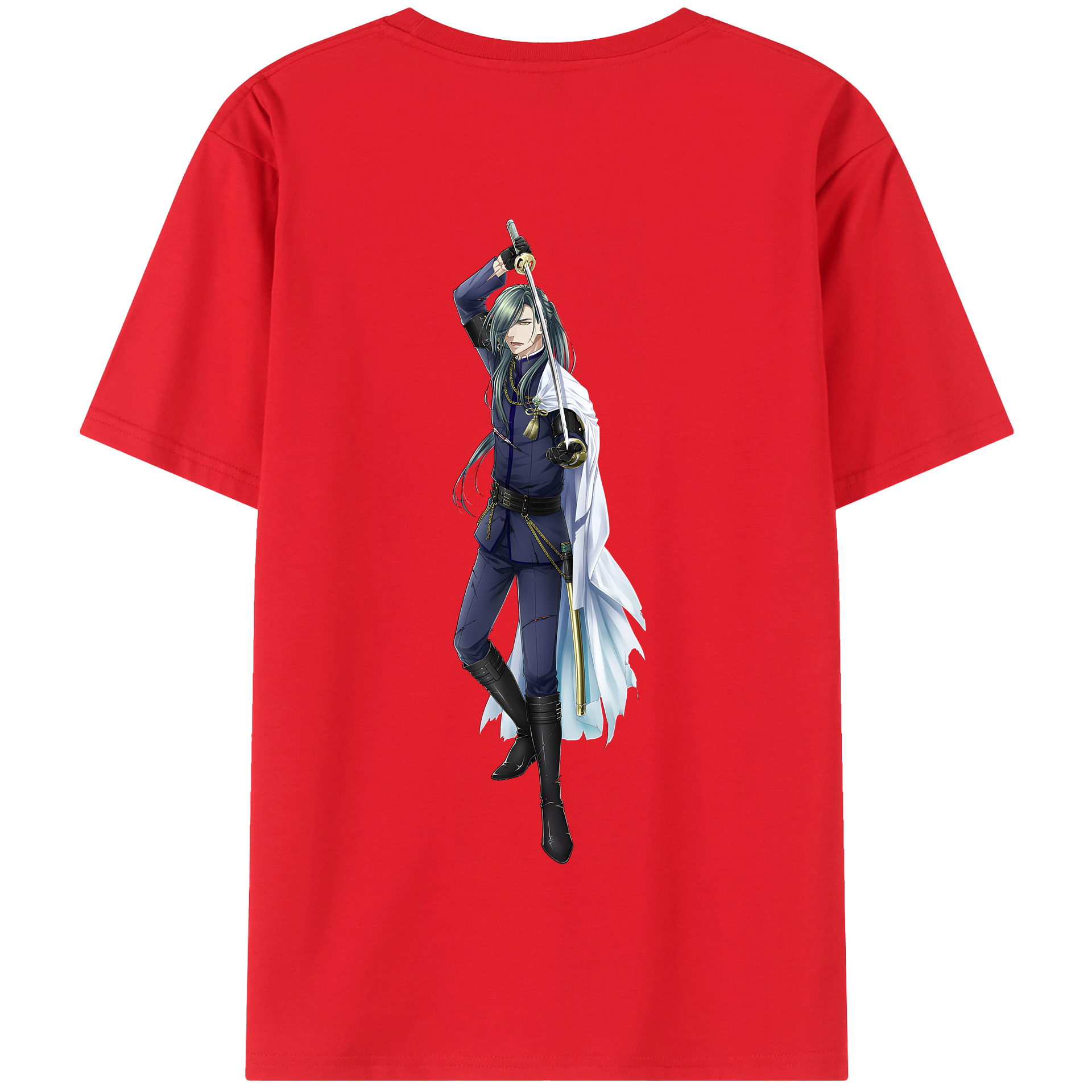 （画像用） 刀剣乱舞 Touken Ranbu 綿100％半袖Tシャツ（背面プリント）