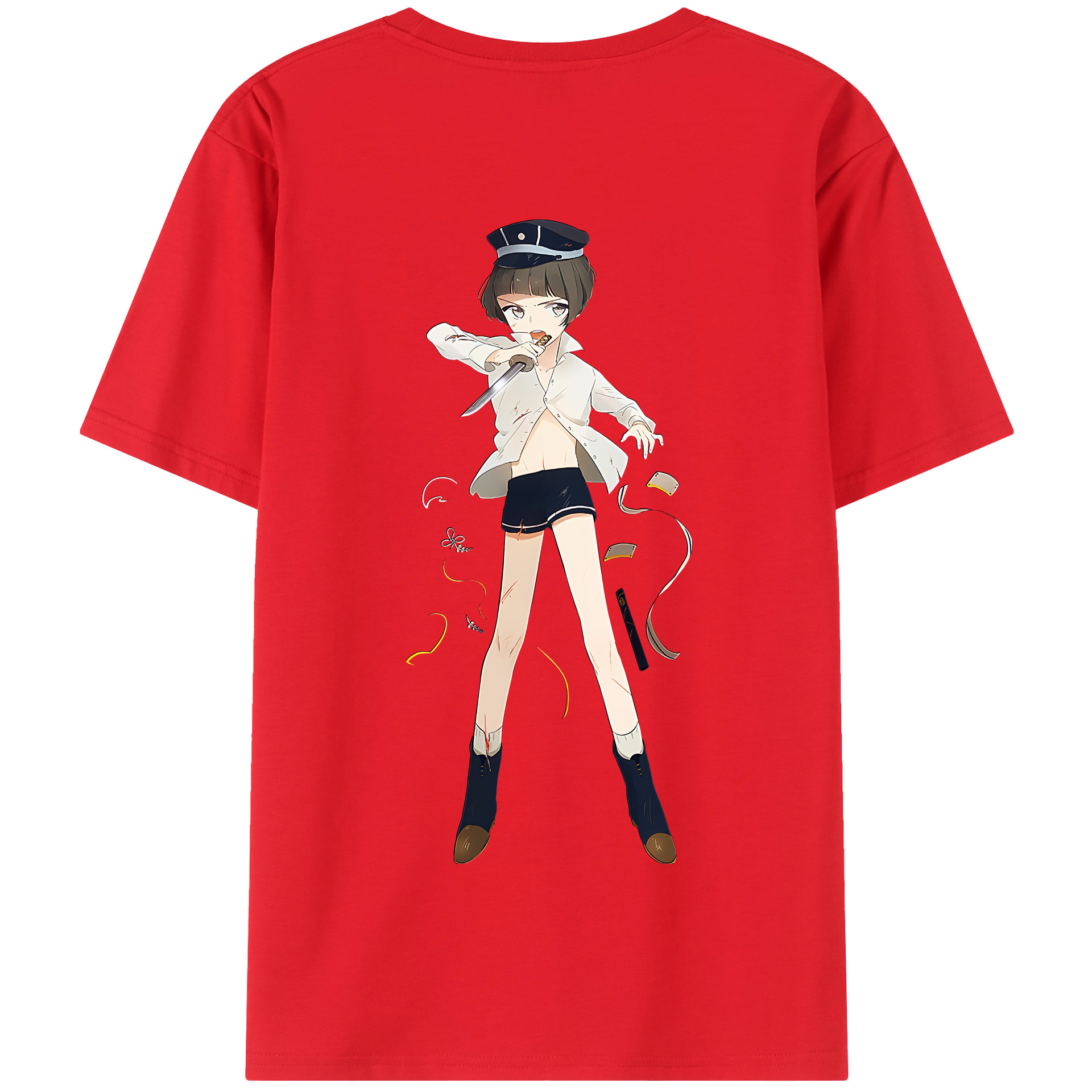 （画像用） 刀剣乱舞 Touken Ranbu 綿100％半袖Tシャツ（背面プリント）