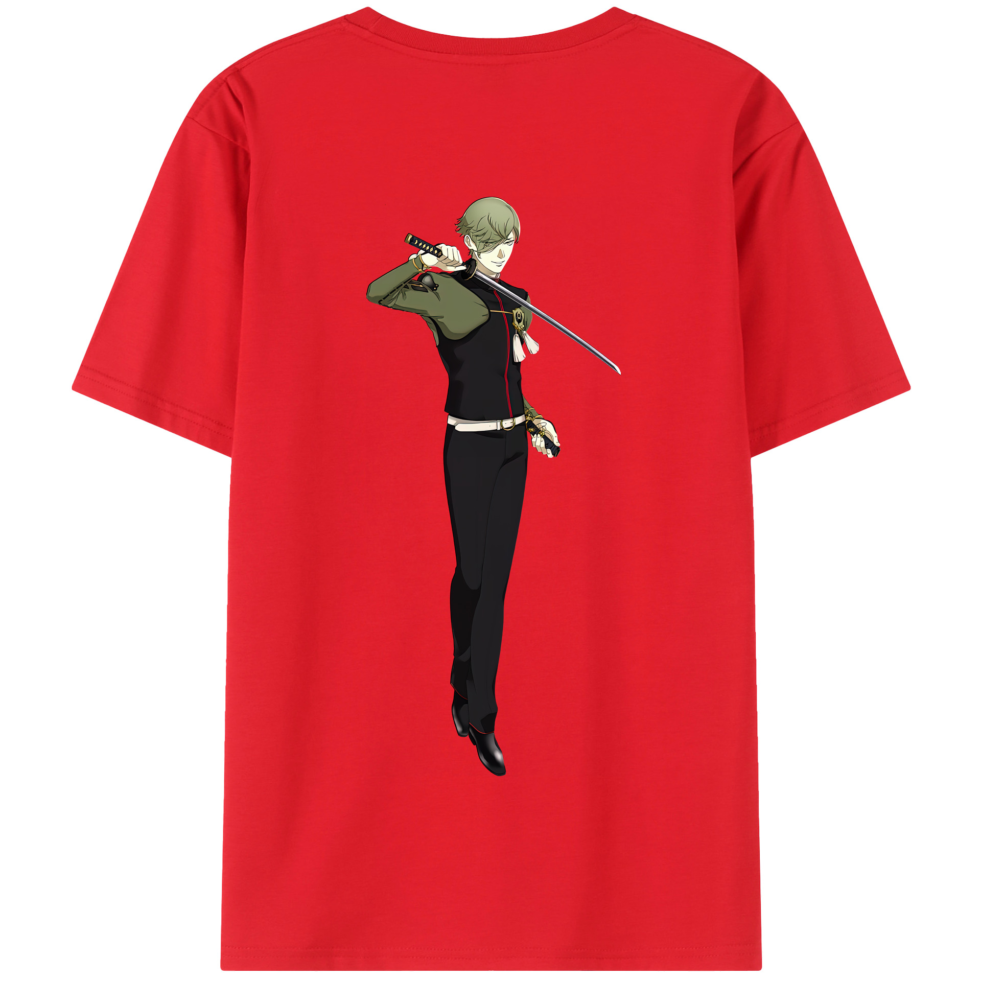 （画像用） 刀剣乱舞 Touken Ranbu 綿100％半袖Tシャツ（背面プリント）