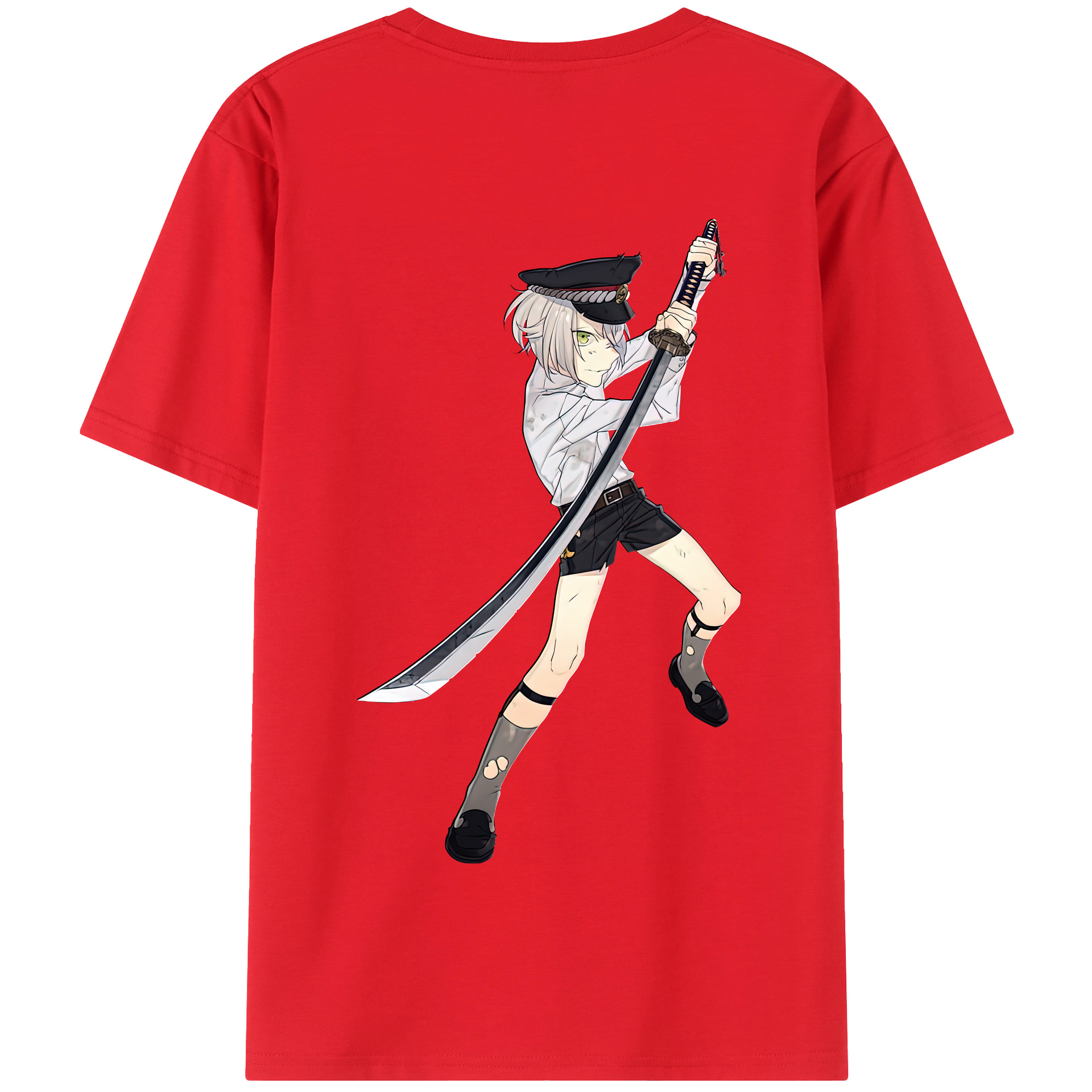 （画像用） 刀剣乱舞 Touken Ranbu 綿100％半袖Tシャツ（背面プリント）