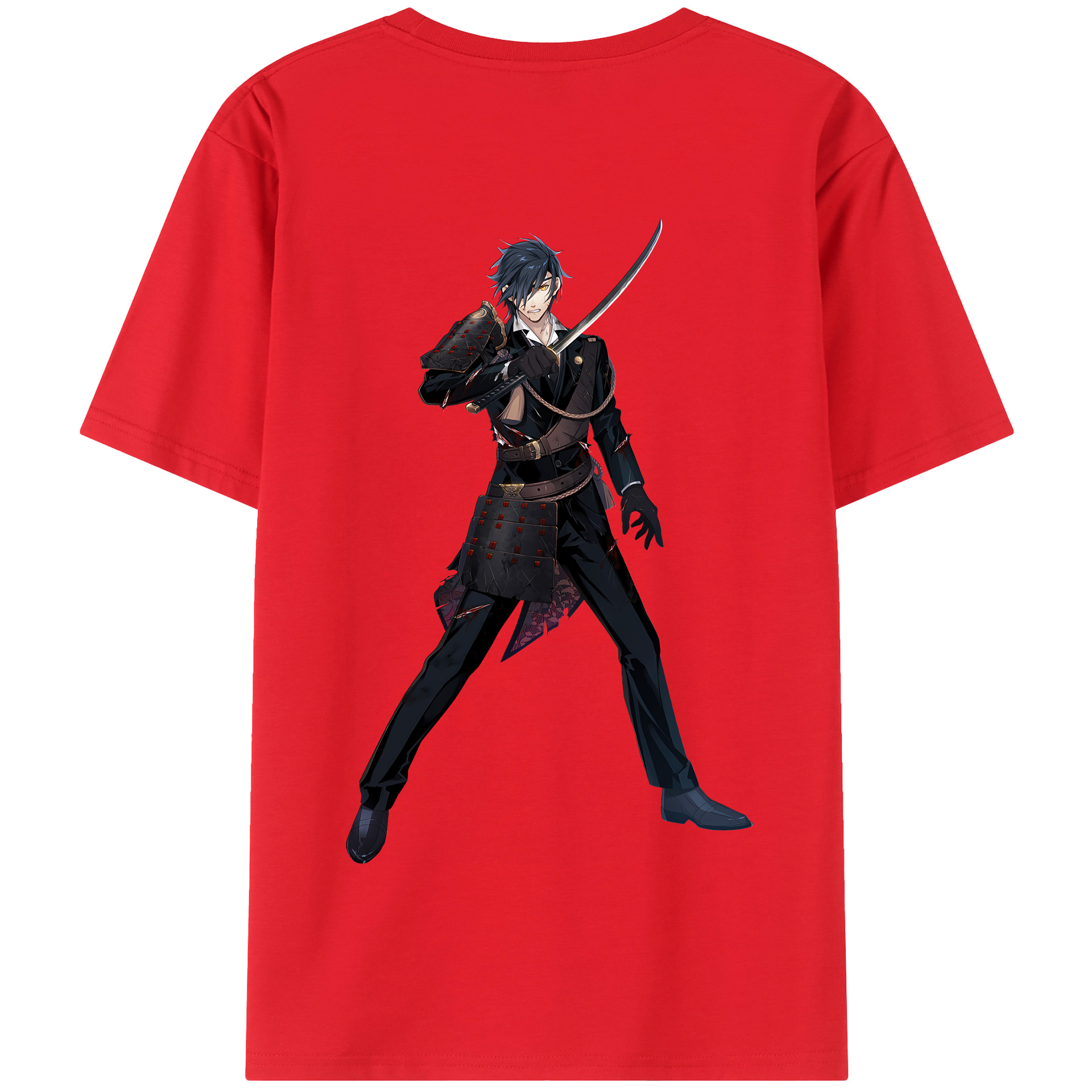 （画像用） 刀剣乱舞 Touken Ranbu 綿100％半袖Tシャツ（背面プリント）