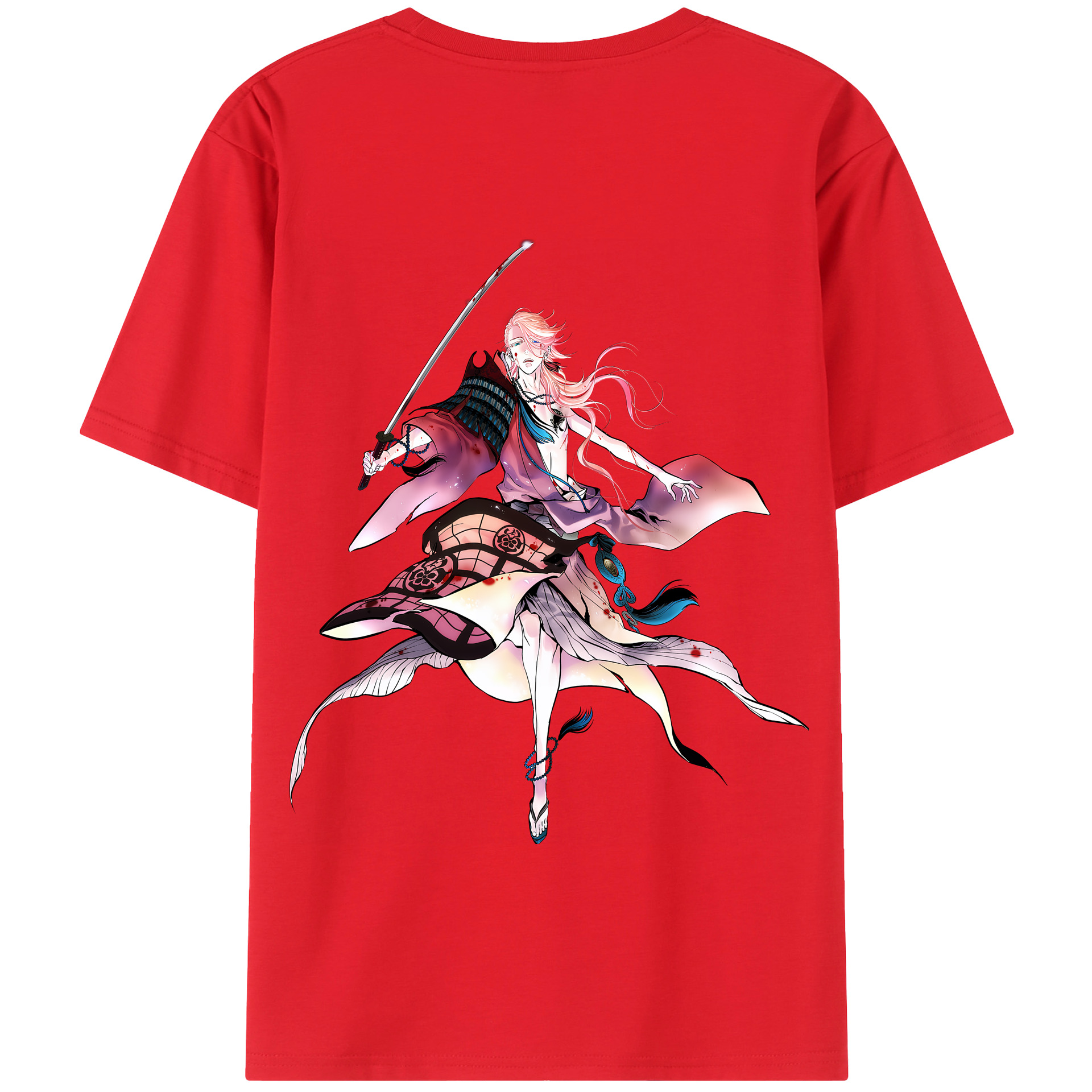 （画像用） 刀剣乱舞 Touken Ranbu 綿100％半袖Tシャツ（背面プリント）