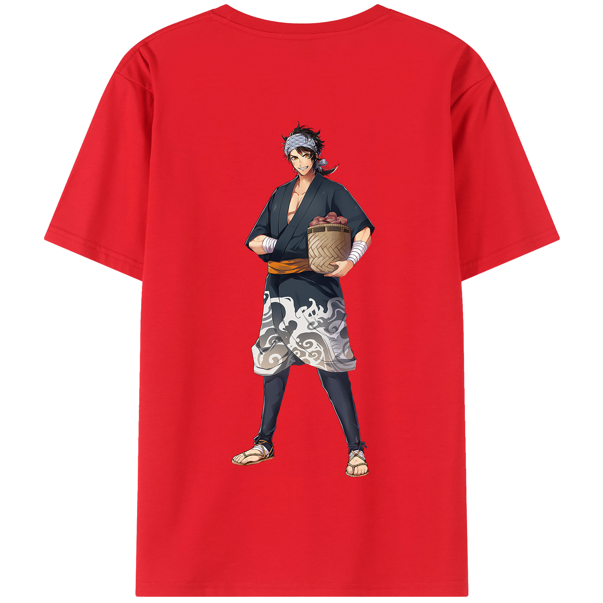 （画像用） 刀剣乱舞 Touken Ranbu 綿100％半袖Tシャツ（背面プリント）