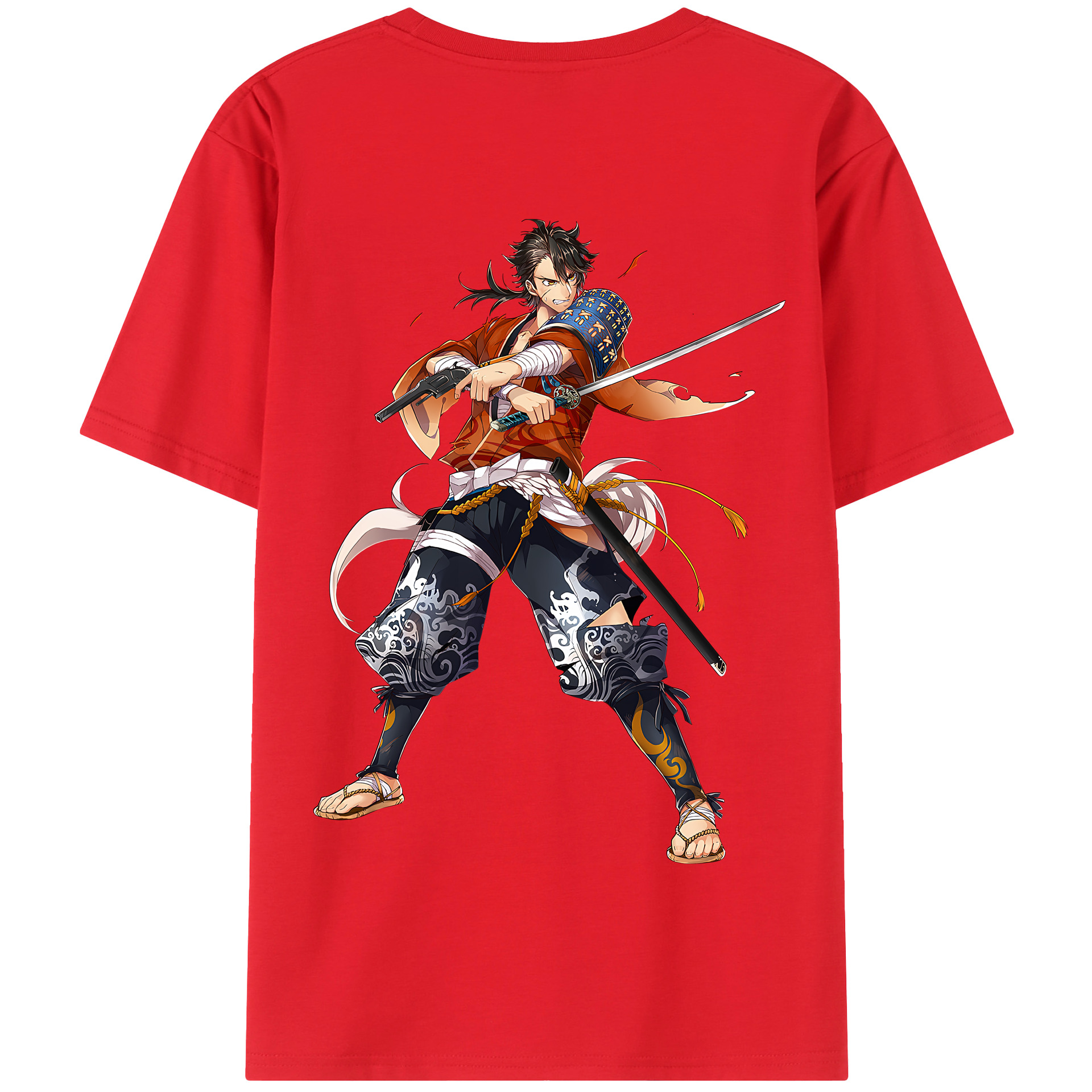（画像用） 刀剣乱舞 Touken Ranbu 綿100％半袖Tシャツ（背面プリント）