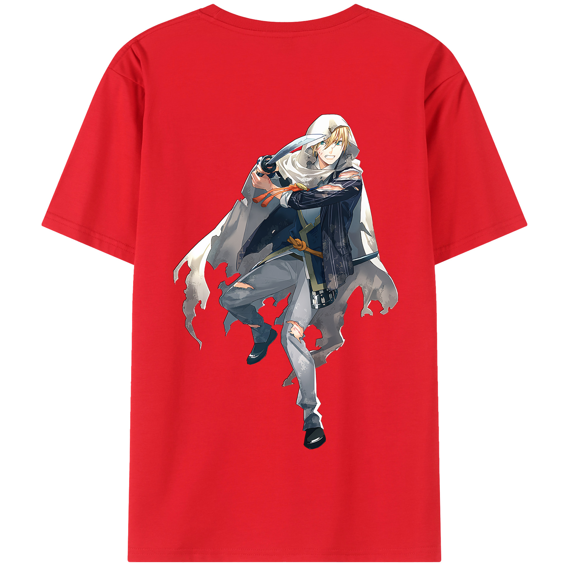 （画像用） 刀剣乱舞 Touken Ranbu 綿100％半袖Tシャツ（背面プリント）