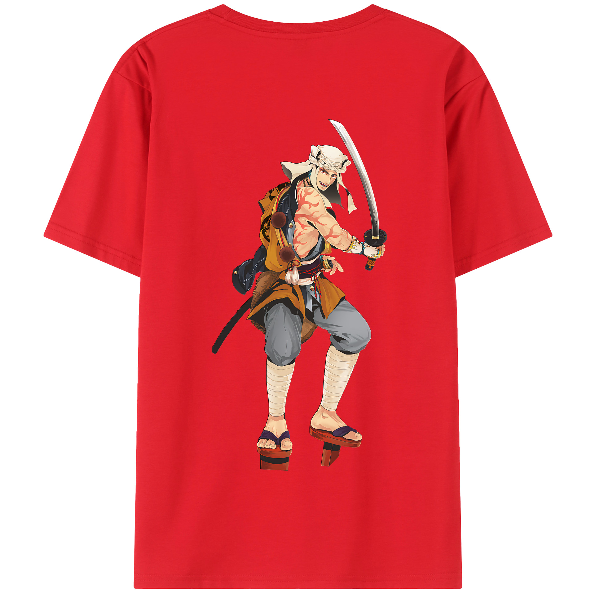 （画像用） 刀剣乱舞 Touken Ranbu 綿100％半袖Tシャツ（背面プリント）