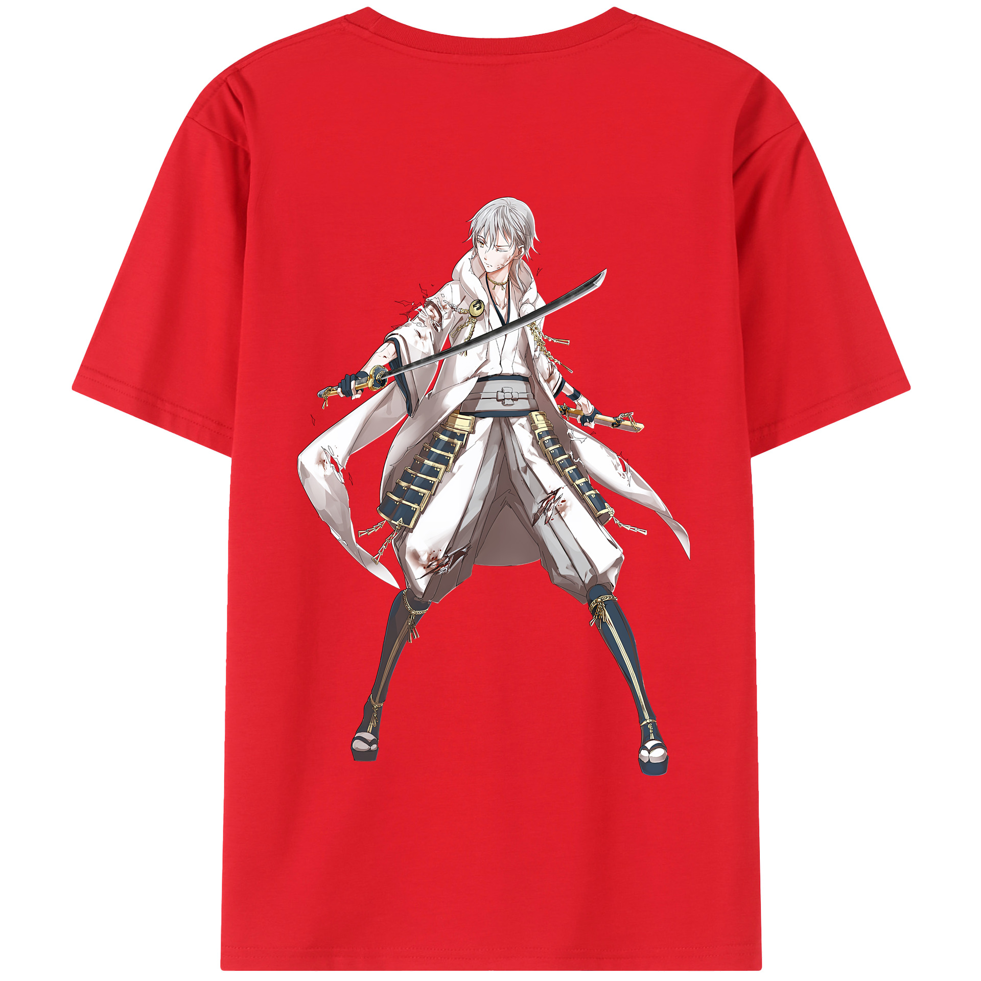 （画像用） 刀剣乱舞 Touken Ranbu 綿100％半袖Tシャツ（背面プリント）