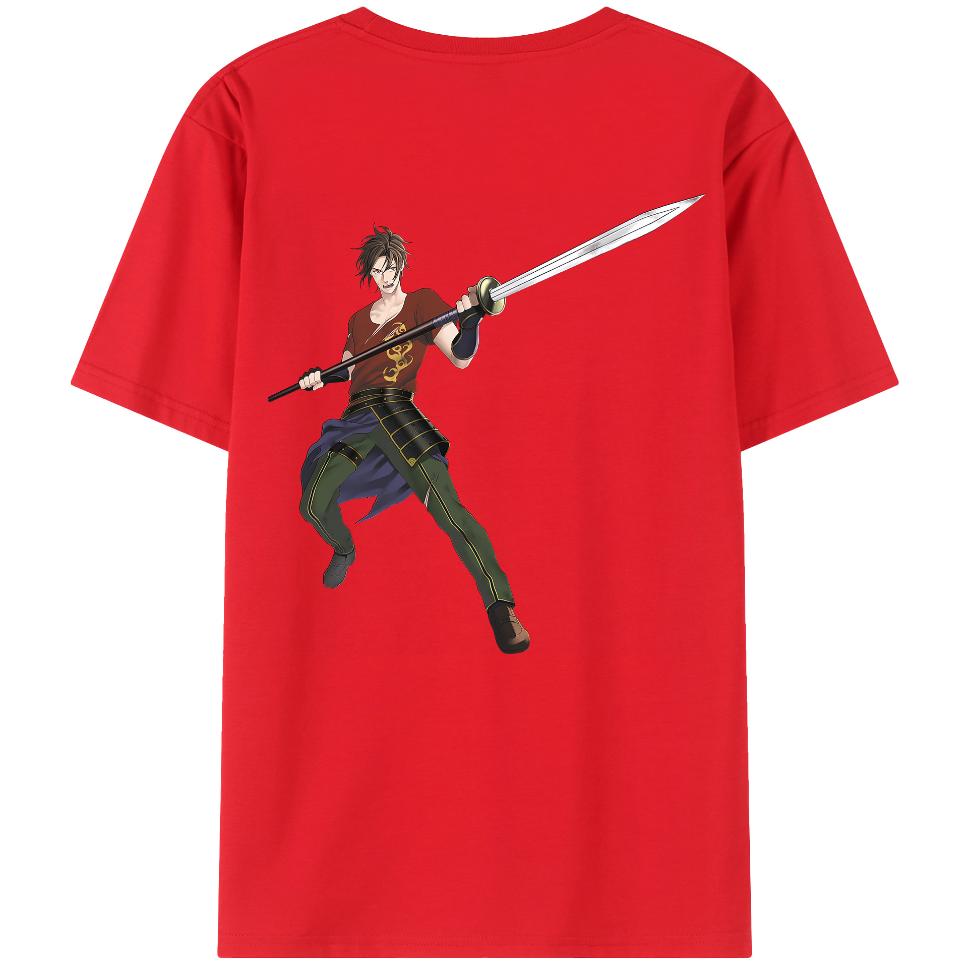 （画像用） 刀剣乱舞 Touken Ranbu 綿100％半袖Tシャツ（背面プリント）