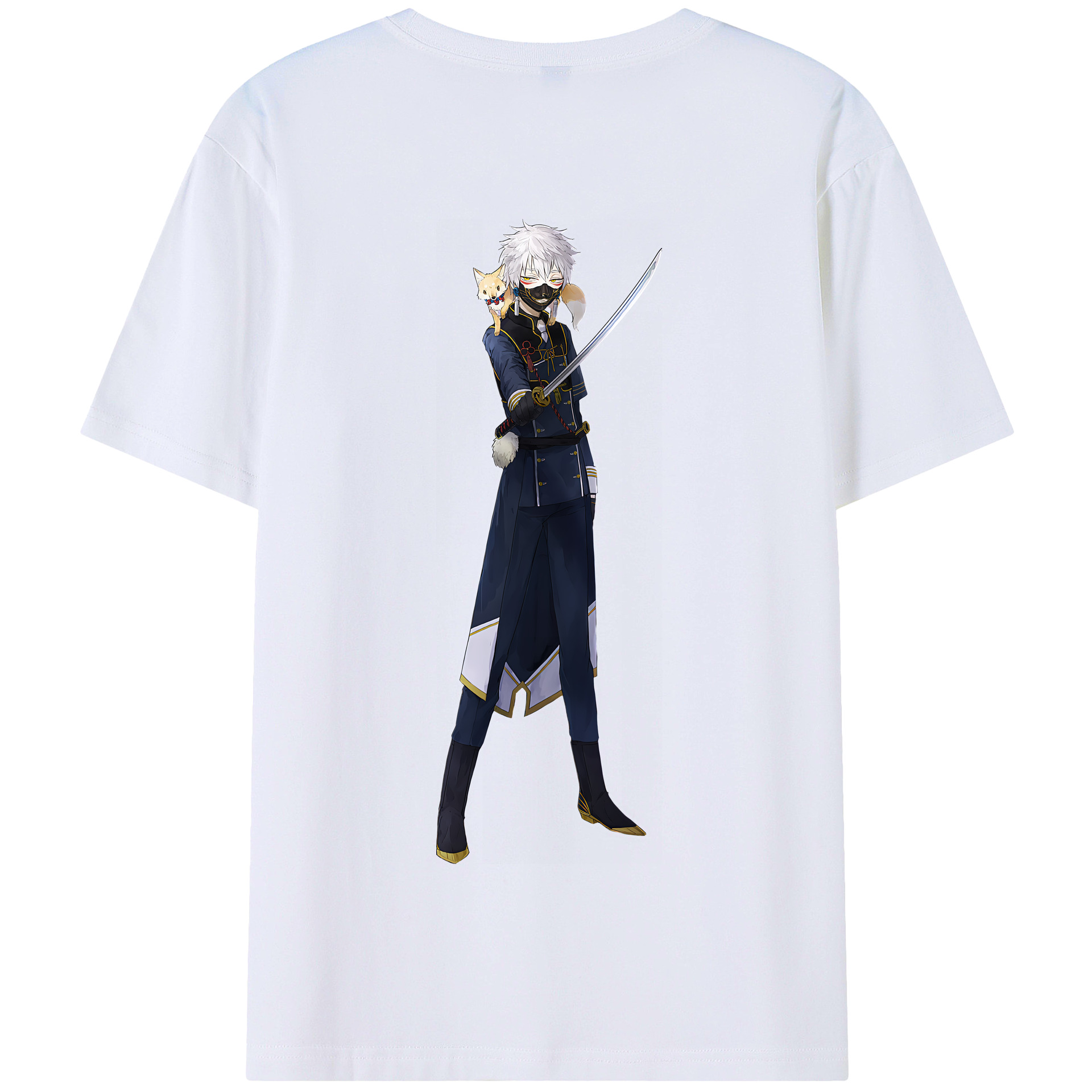（画像用） 刀剣乱舞 Touken Ranbu 綿100％半袖Tシャツ（背面プリント）