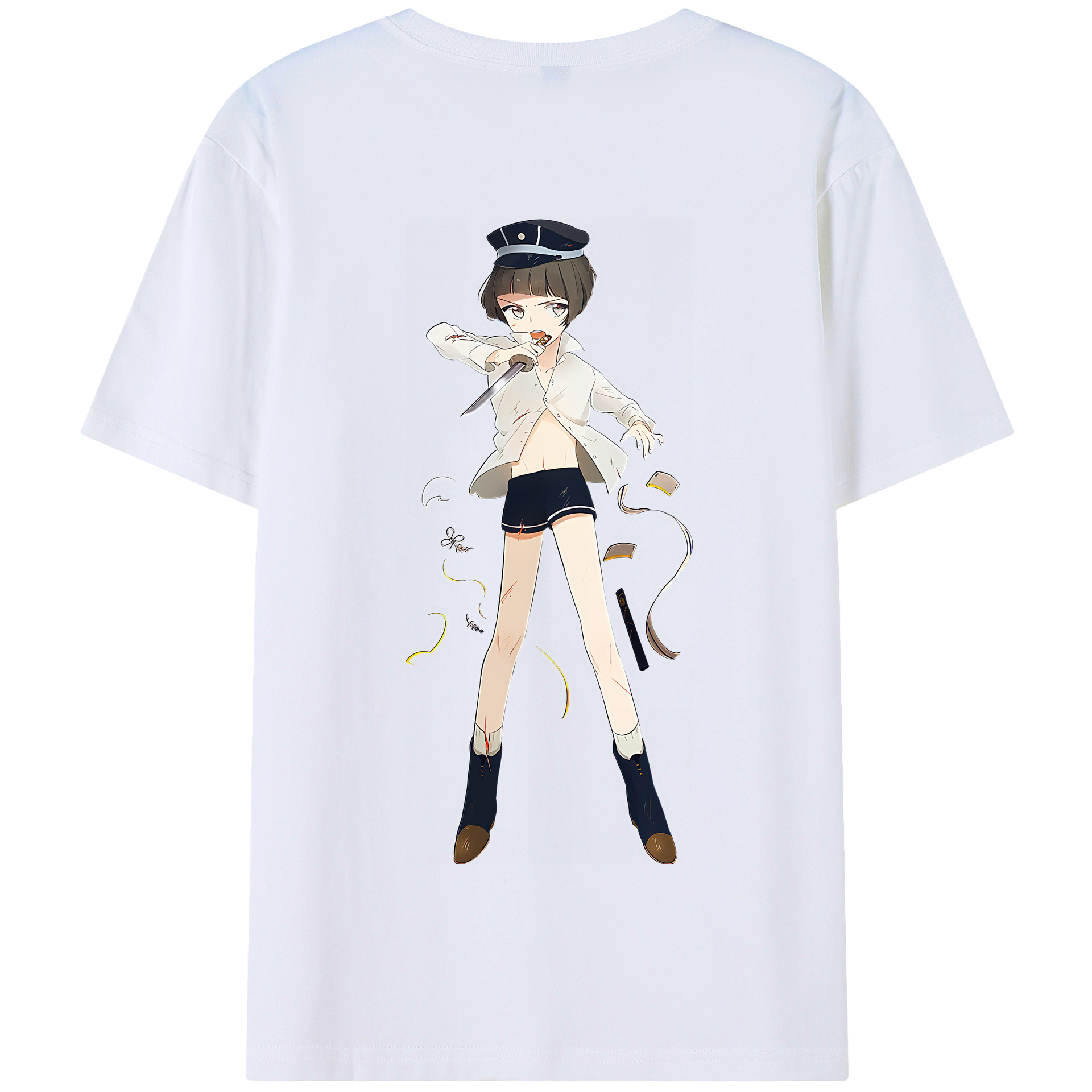（画像用） 刀剣乱舞 Touken Ranbu 綿100％半袖Tシャツ（背面プリント）