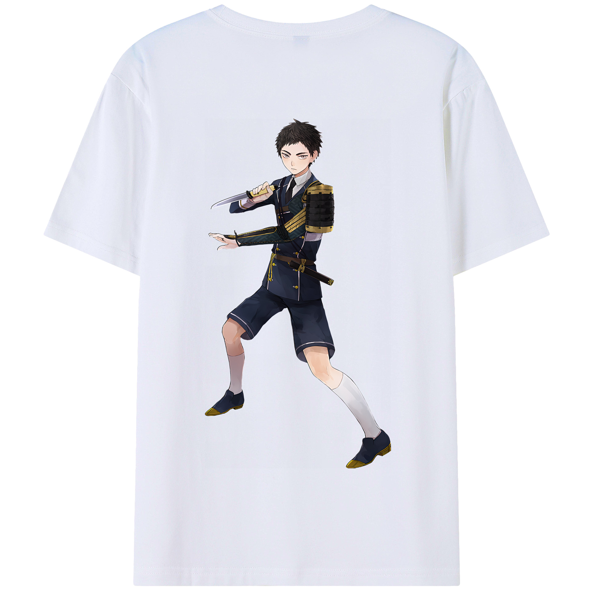（画像用） 刀剣乱舞 Touken Ranbu 綿100％半袖Tシャツ（背面プリント）