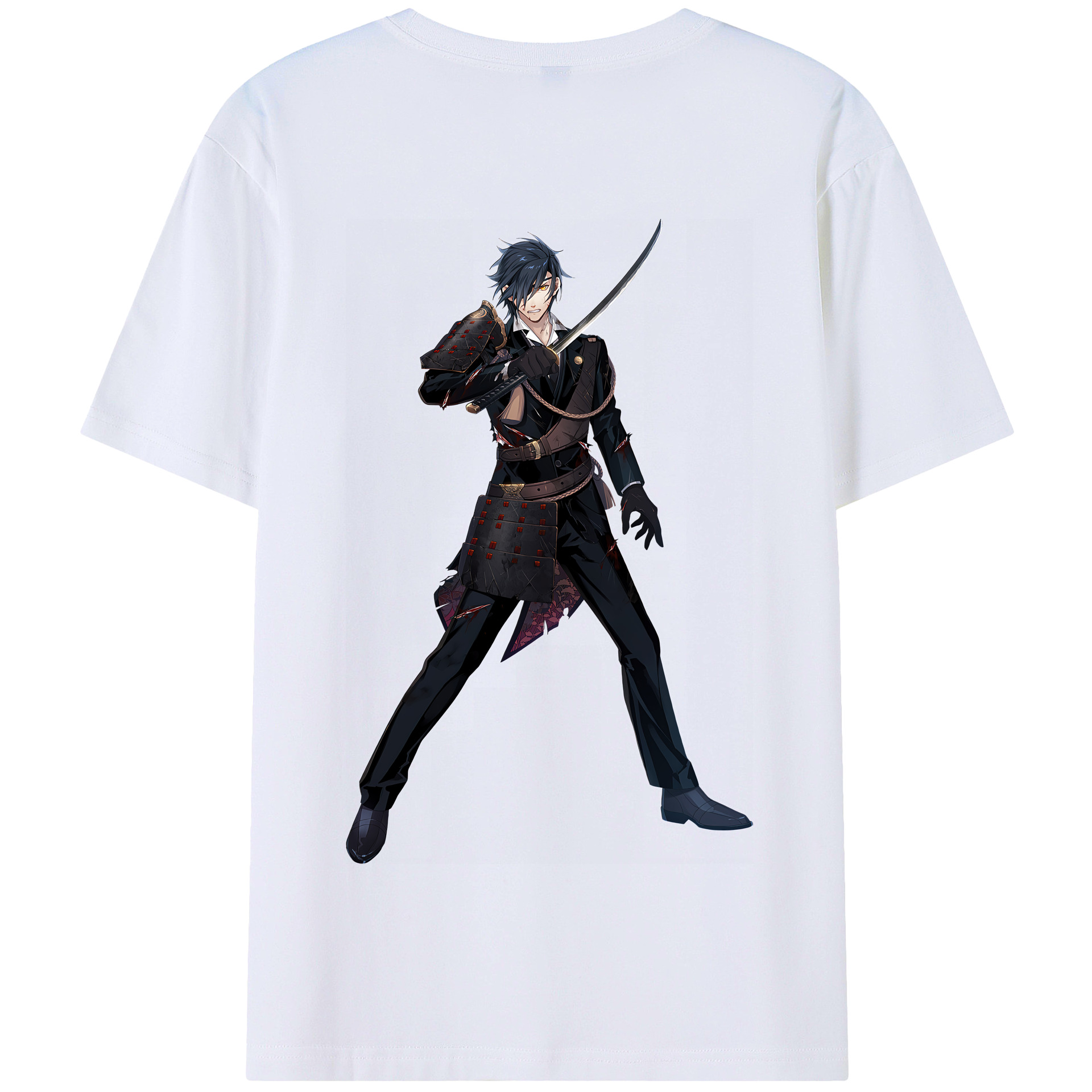 （画像用） 刀剣乱舞 Touken Ranbu 綿100％半袖Tシャツ（背面プリント）