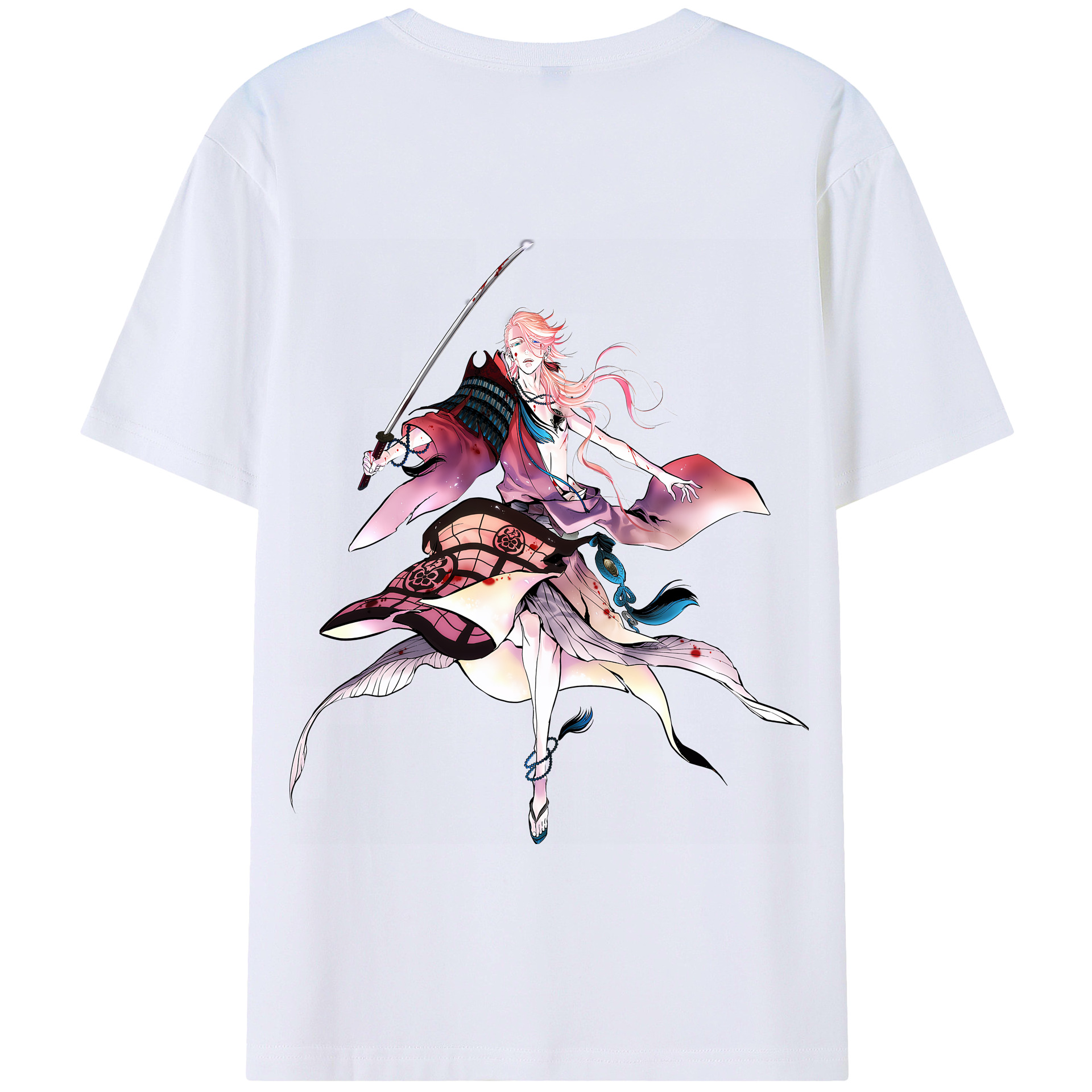 （画像用） 刀剣乱舞 Touken Ranbu 綿100％半袖Tシャツ（背面プリント）